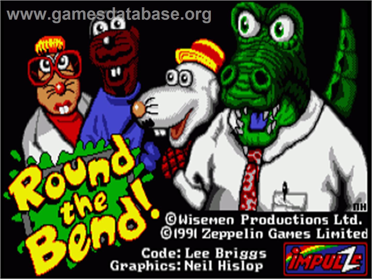 Round the Bend - Commodore Amiga - Artwork - Title Screen