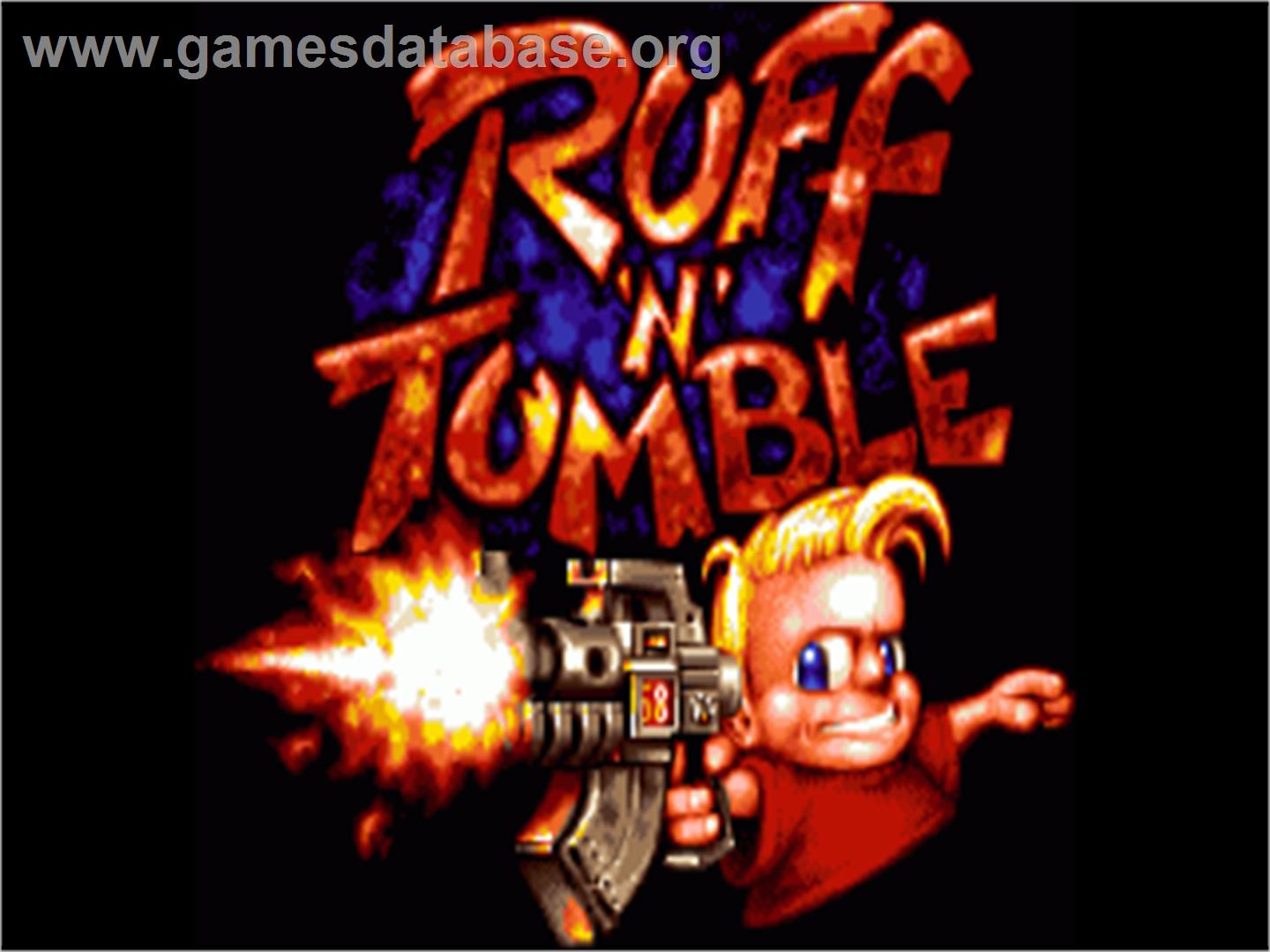 Ruff 'n' Tumble - Commodore Amiga - Artwork - Title Screen