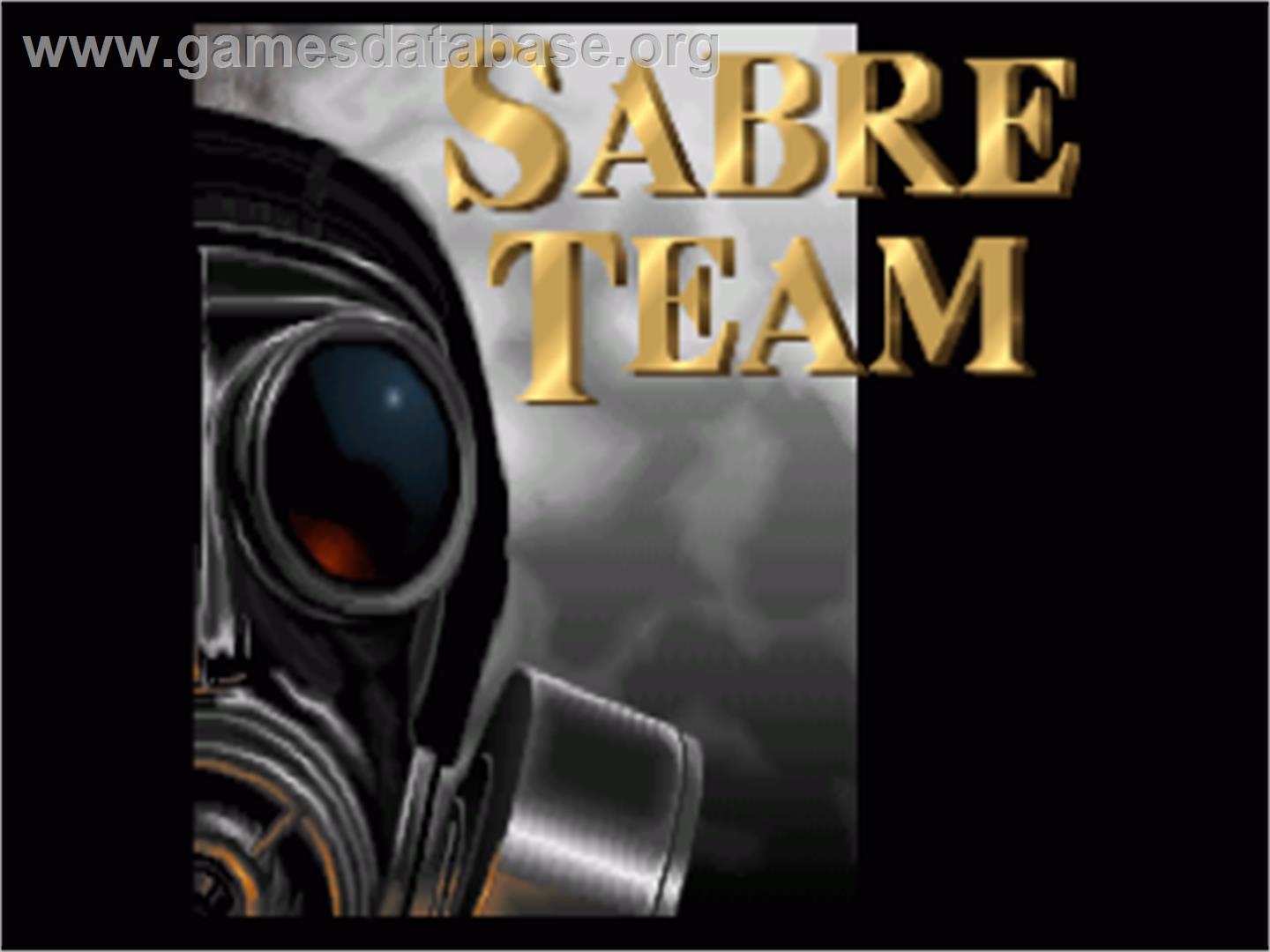 Sabre Team - Commodore Amiga - Artwork - Title Screen