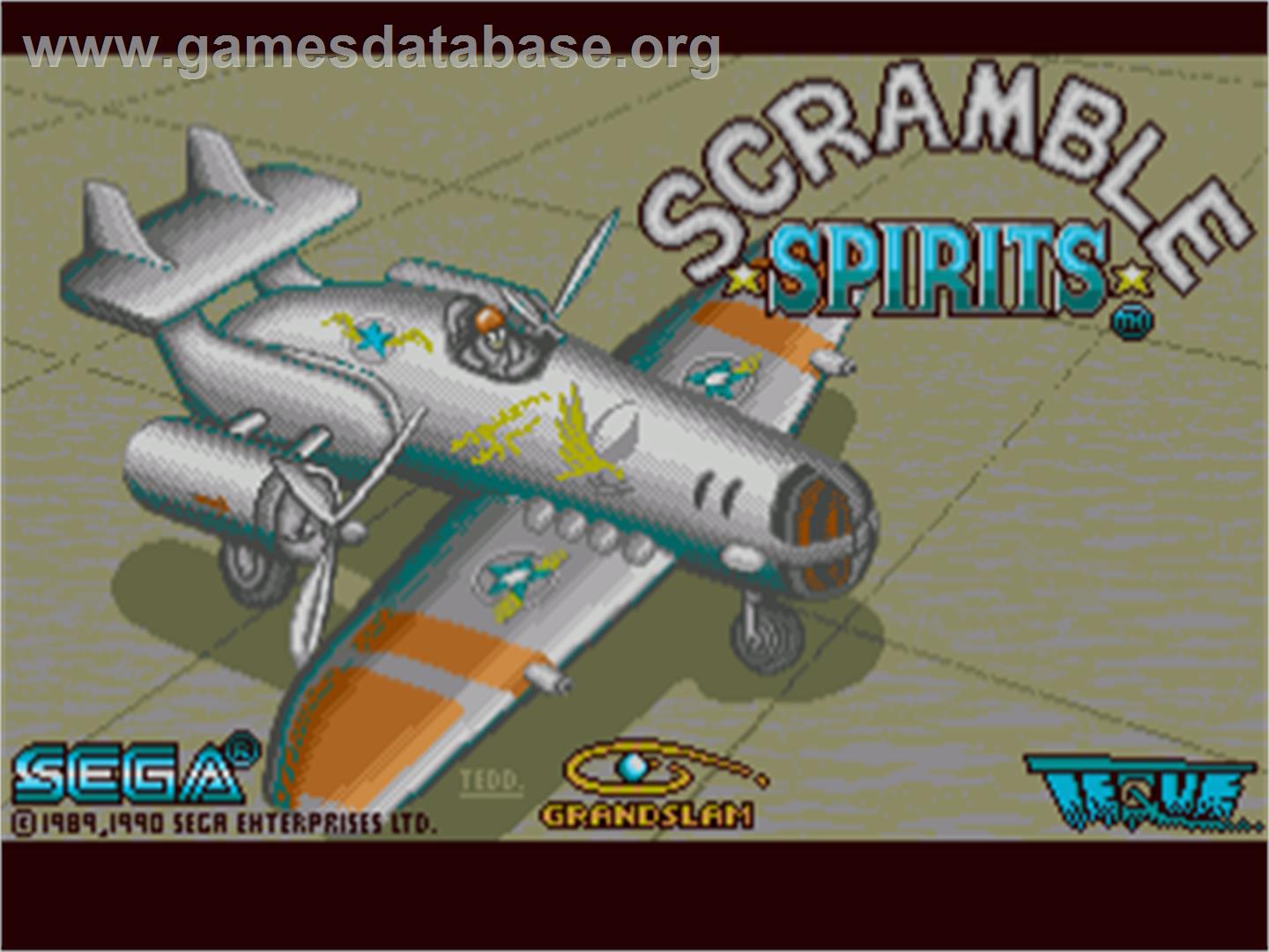 Scramble Spirits - Commodore Amiga - Artwork - Title Screen