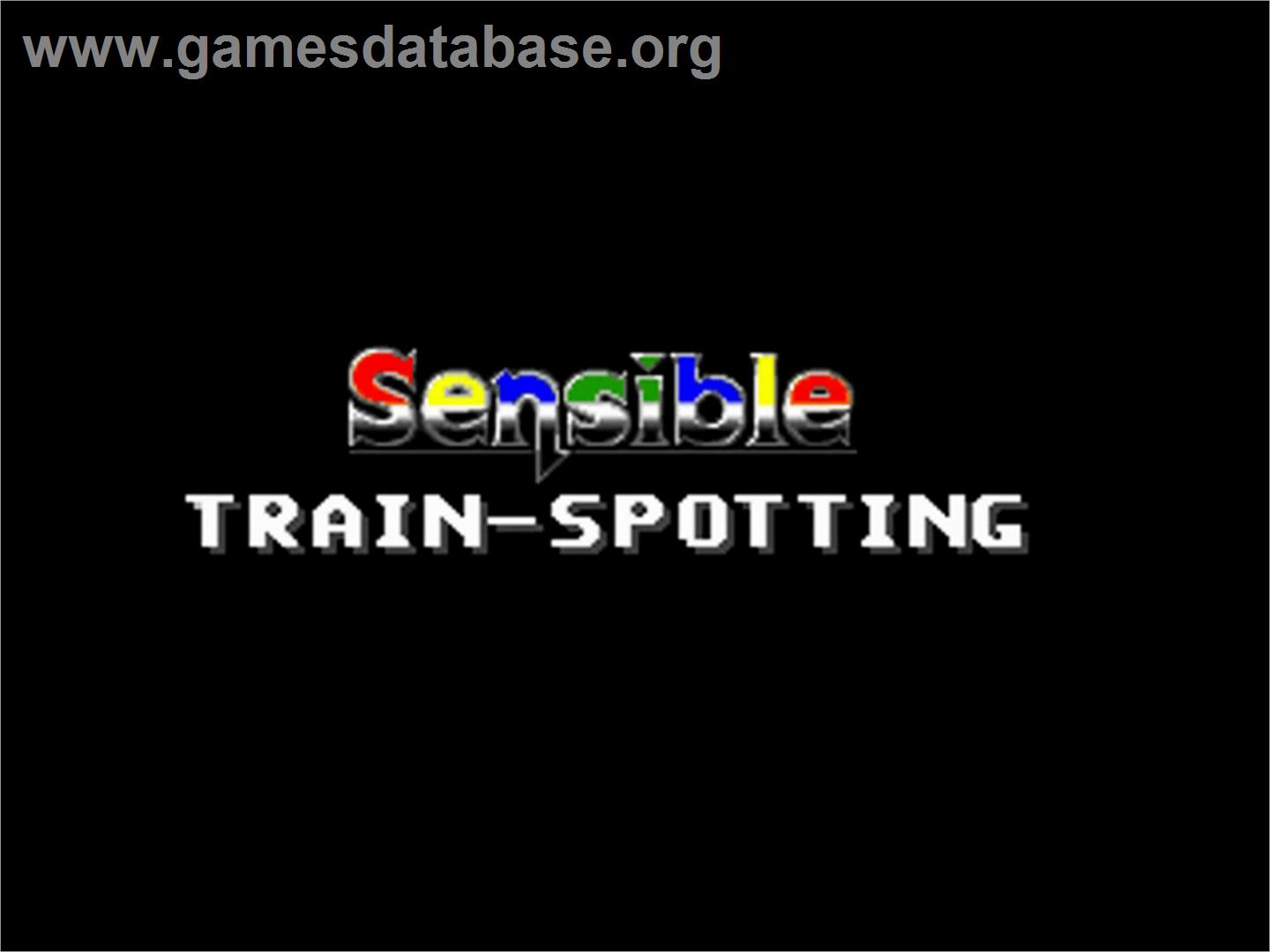 Sensible Train-Spotting - Commodore Amiga - Artwork - Title Screen