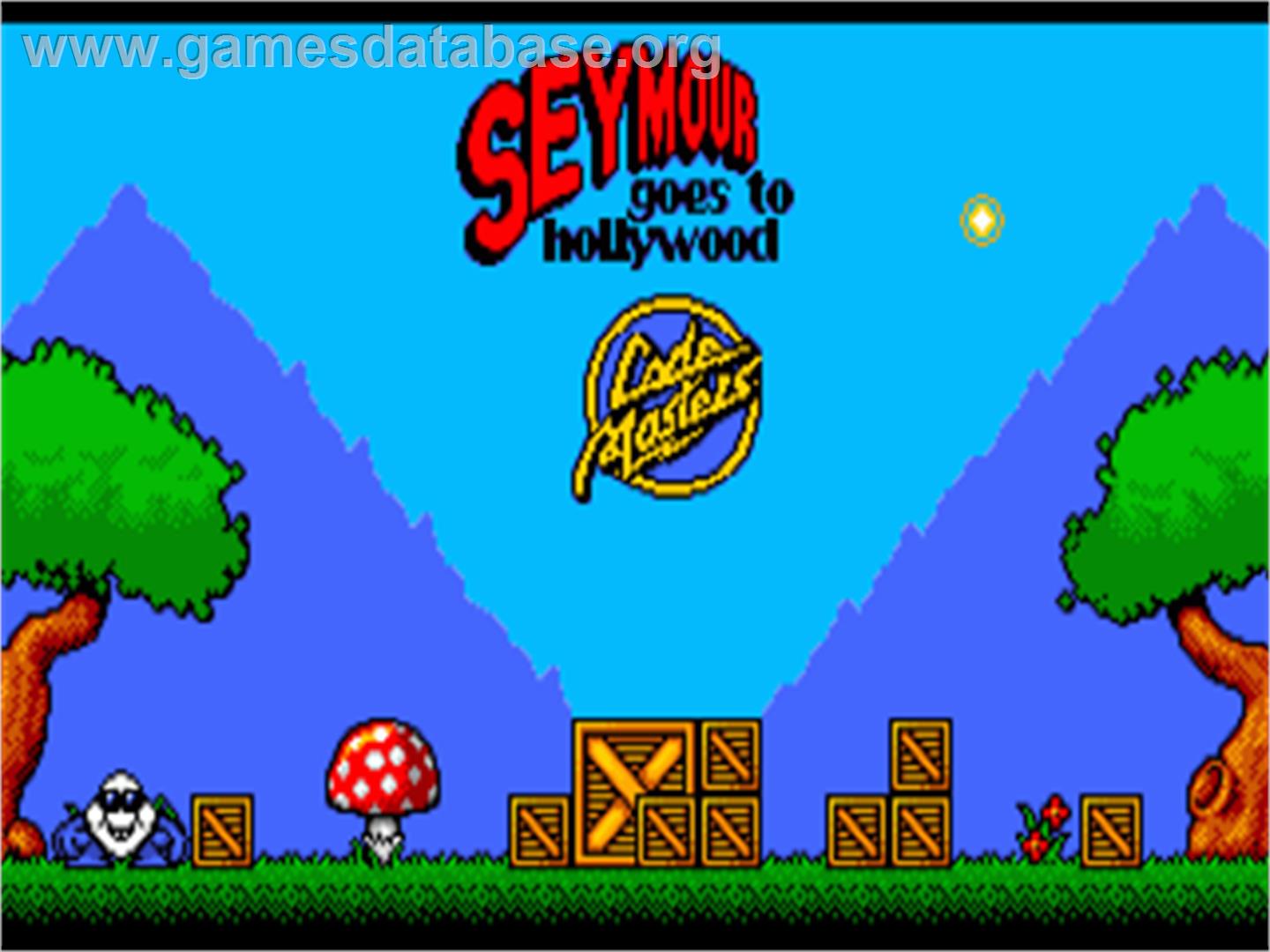 Seymour Goes to Hollywood - Commodore Amiga - Artwork - Title Screen