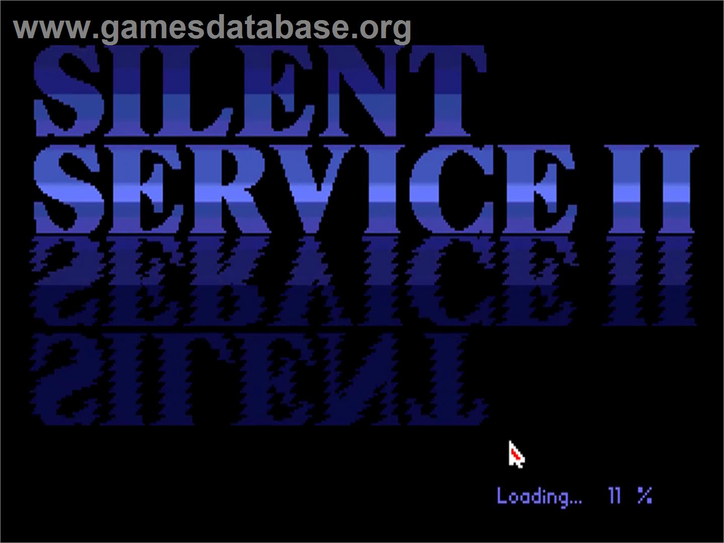 Silent Service - Commodore Amiga - Artwork - Title Screen