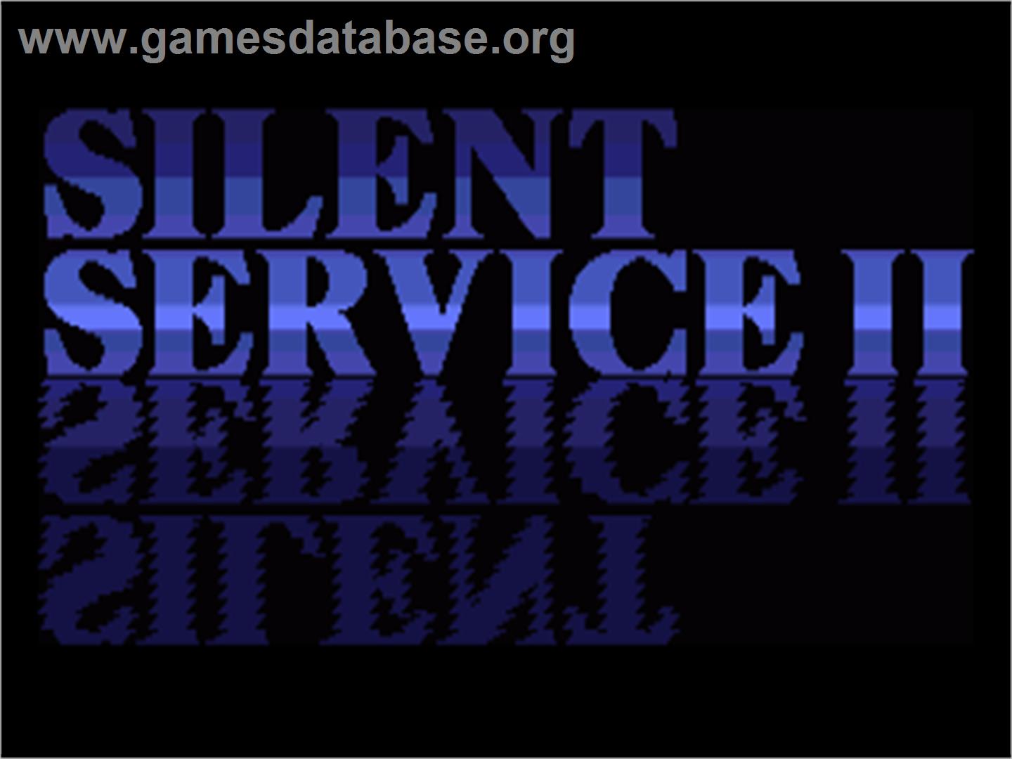 Silent Service 2 - Commodore Amiga - Artwork - Title Screen