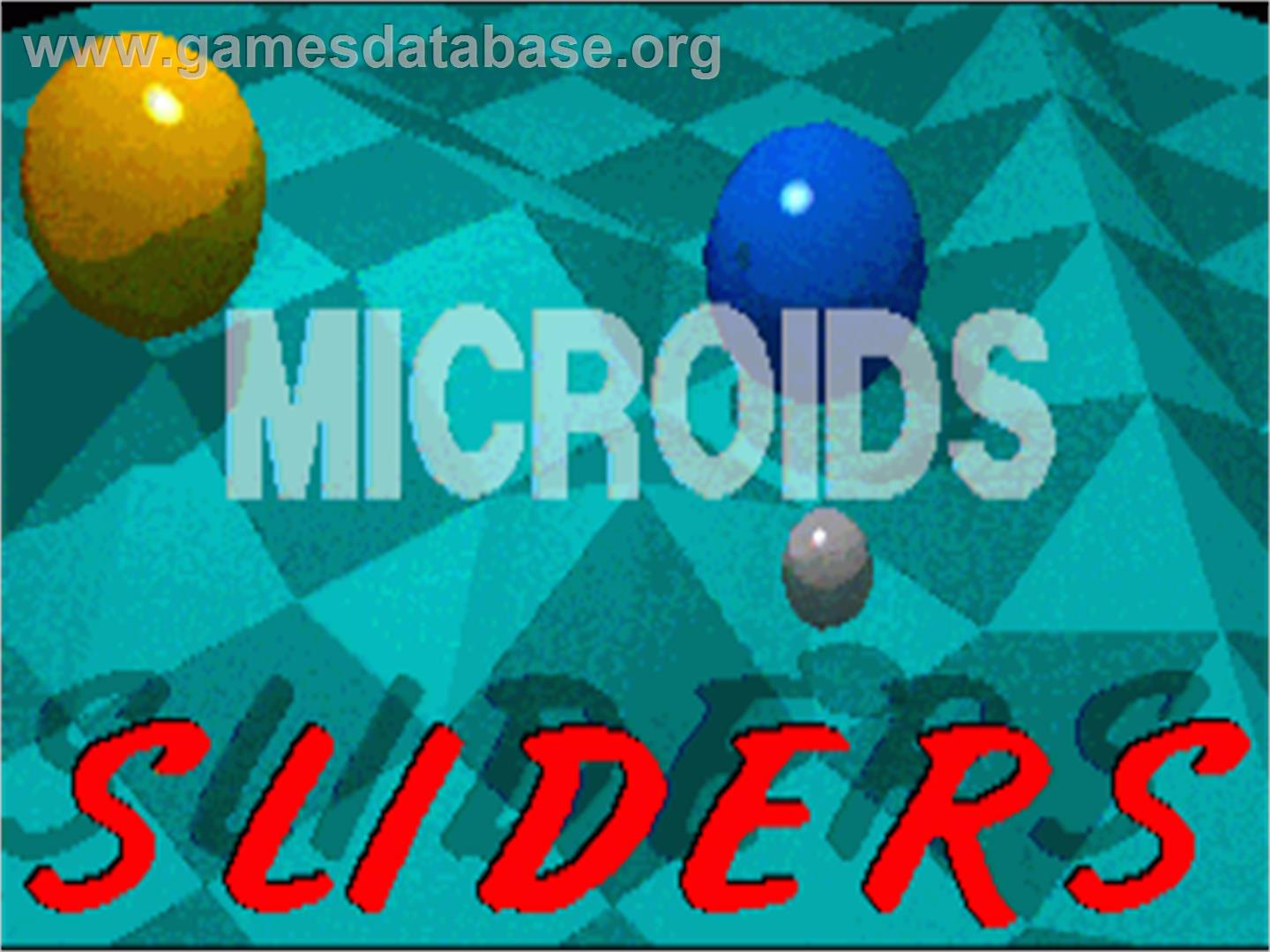Sliders - Commodore Amiga - Artwork - Title Screen