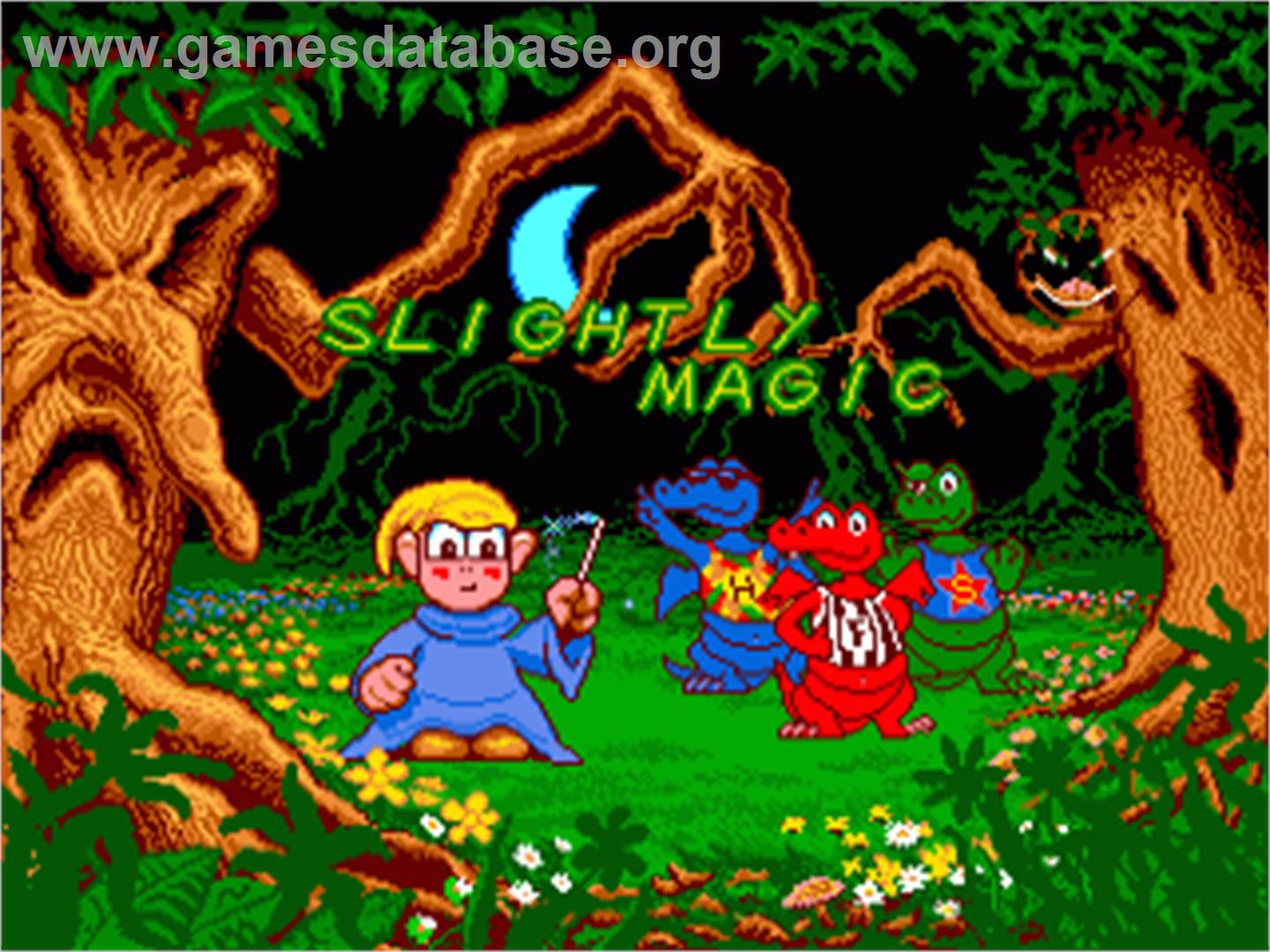 Slightly Magic - Commodore Amiga - Artwork - Title Screen