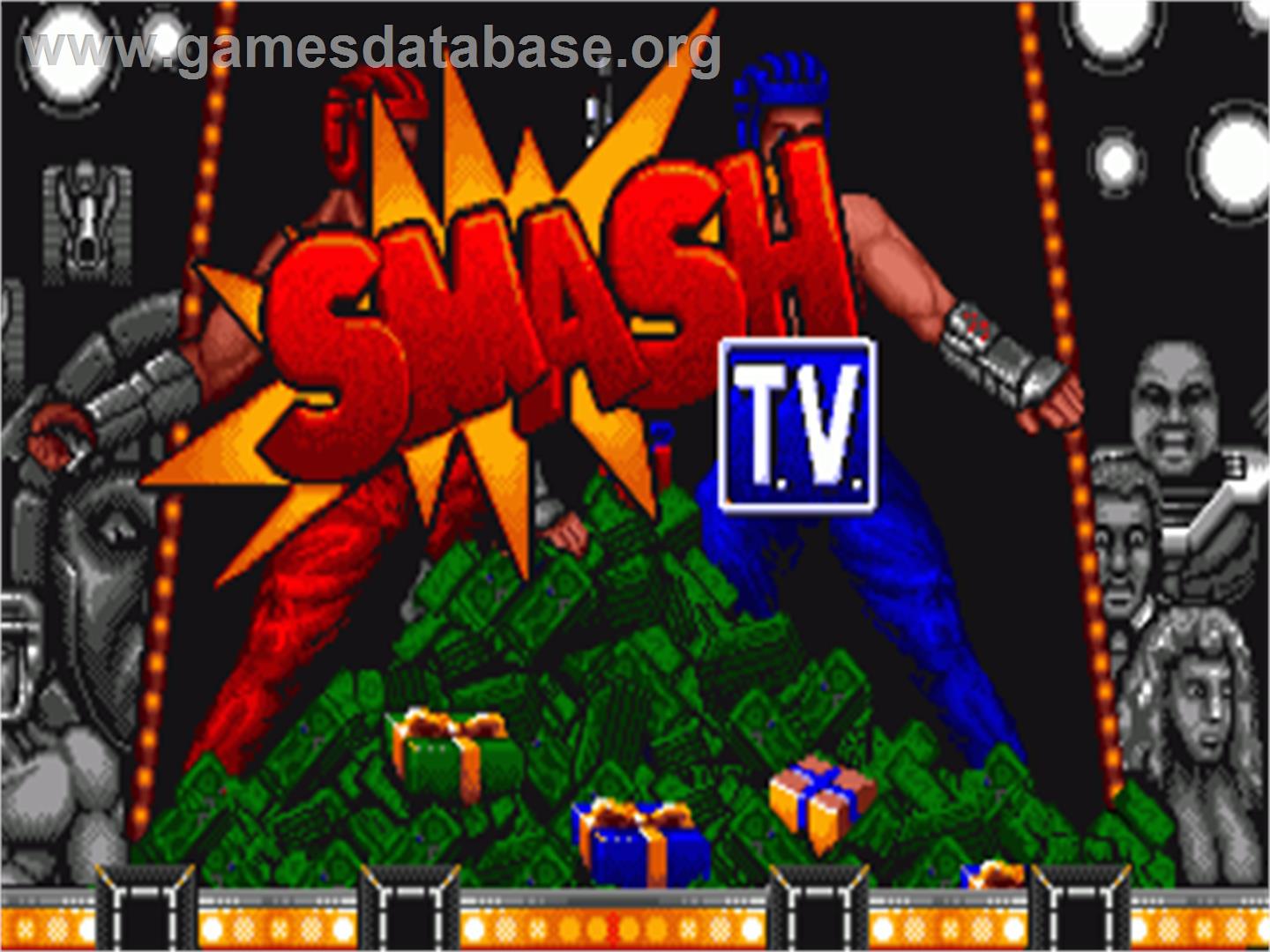 Smash T.V. - Commodore Amiga - Artwork - Title Screen