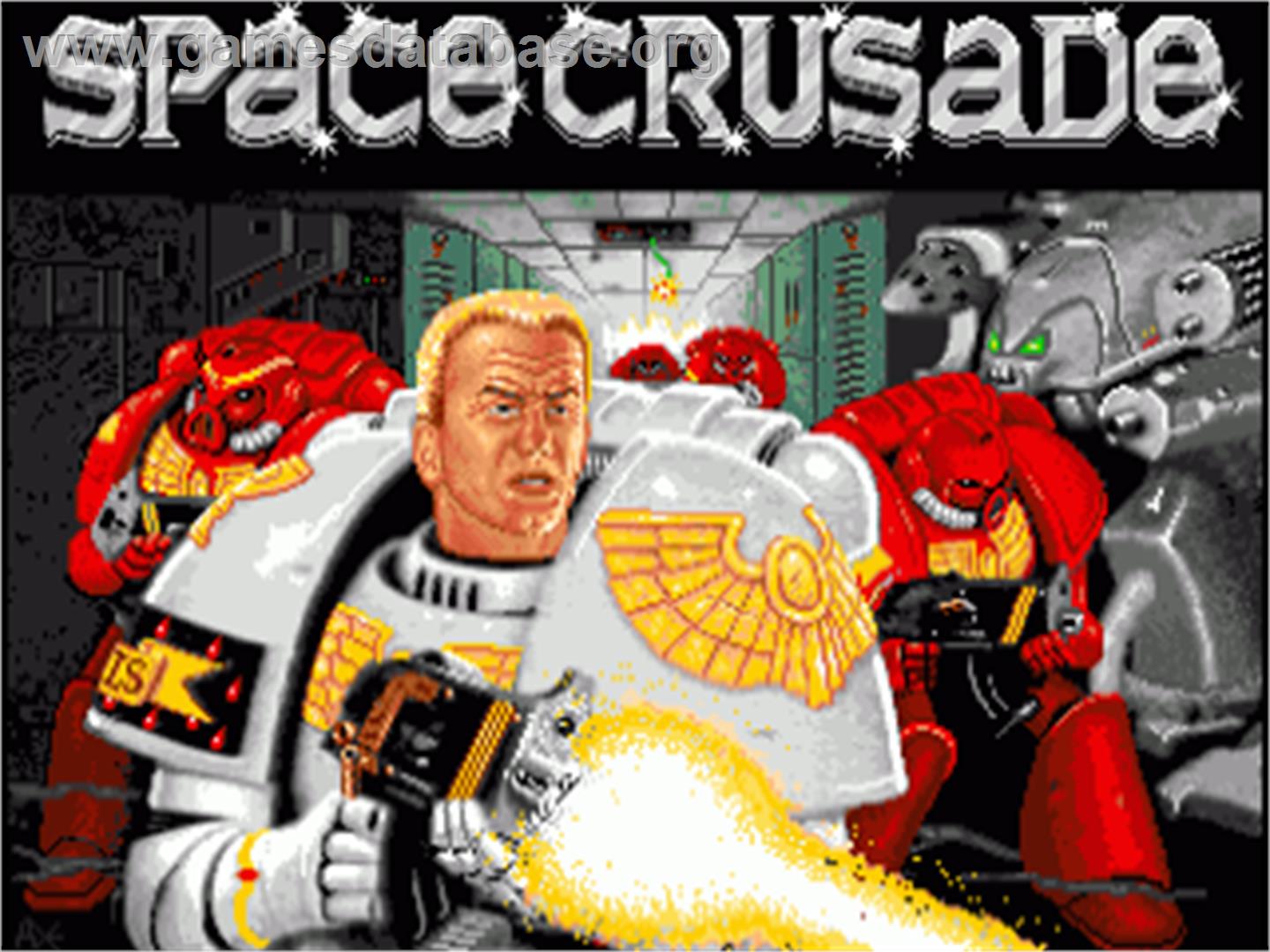Space Crusade - Commodore Amiga - Artwork - Title Screen