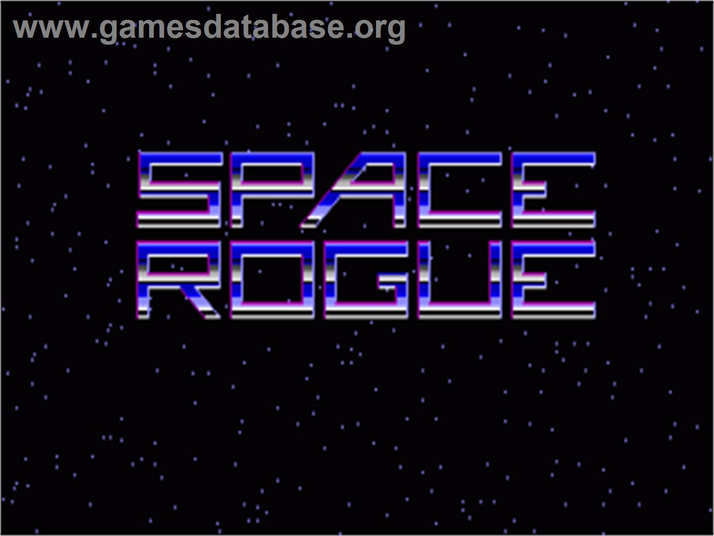 Space Rogue - Commodore Amiga - Artwork - Title Screen