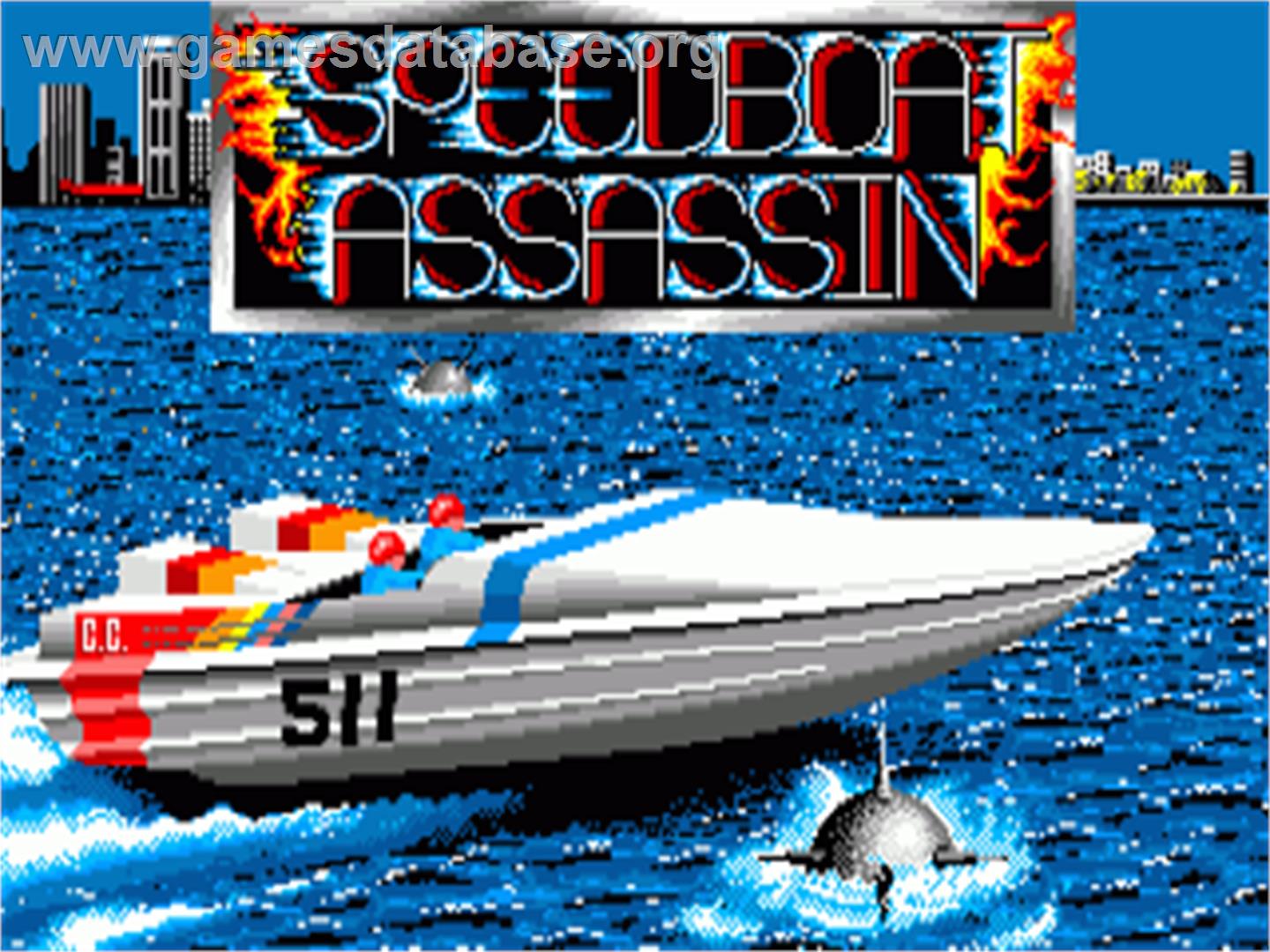Speedboat Assassins - Commodore Amiga - Artwork - Title Screen