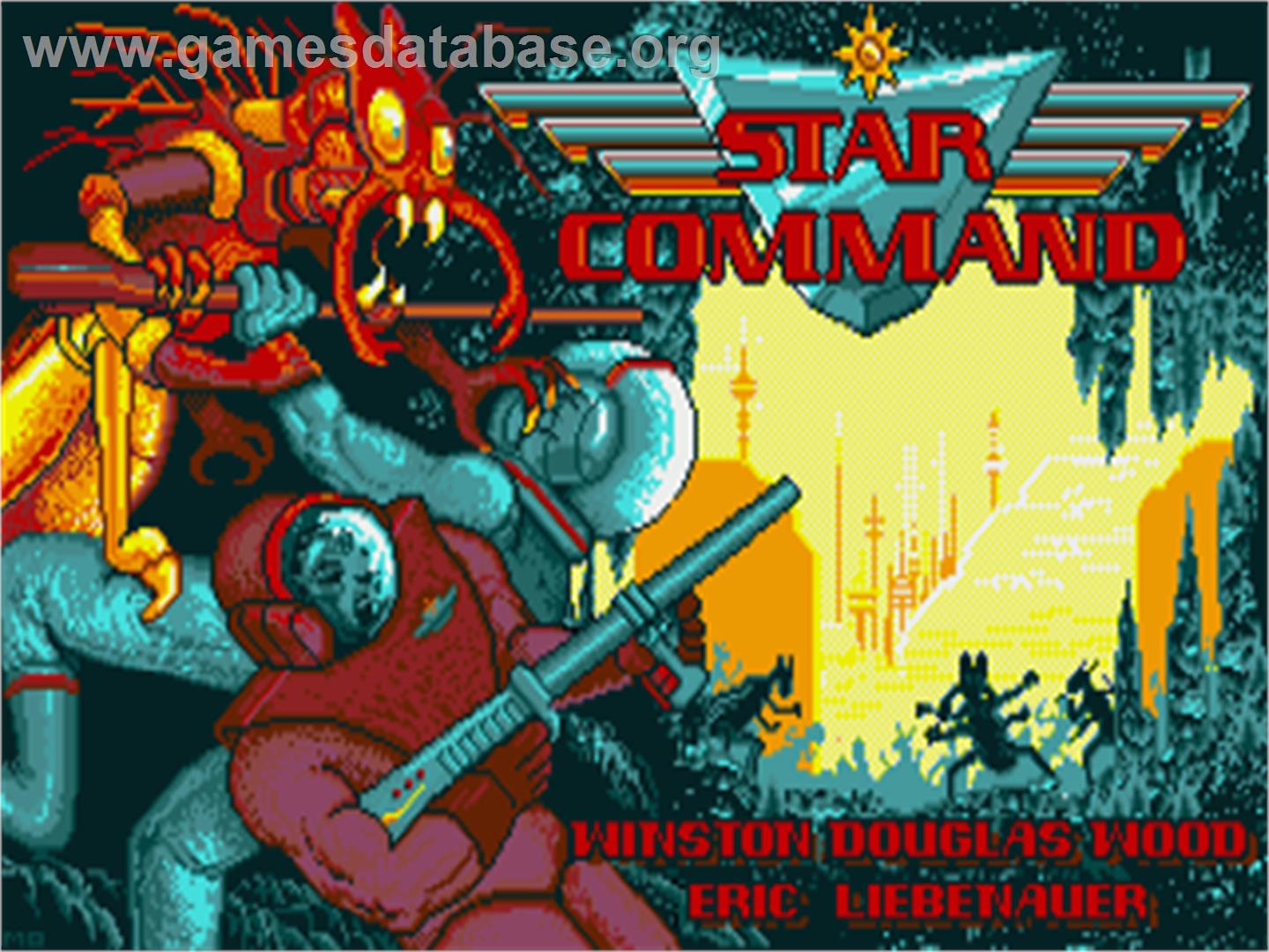 Star Command - Commodore Amiga - Artwork - Title Screen