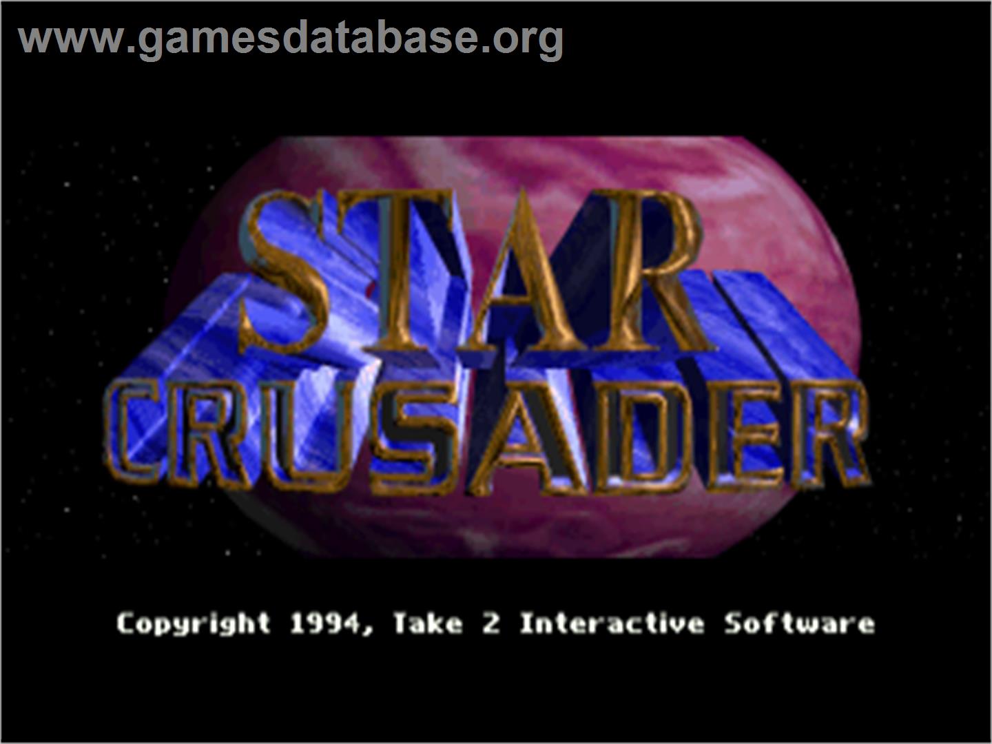 Star Crusader - Commodore Amiga - Artwork - Title Screen