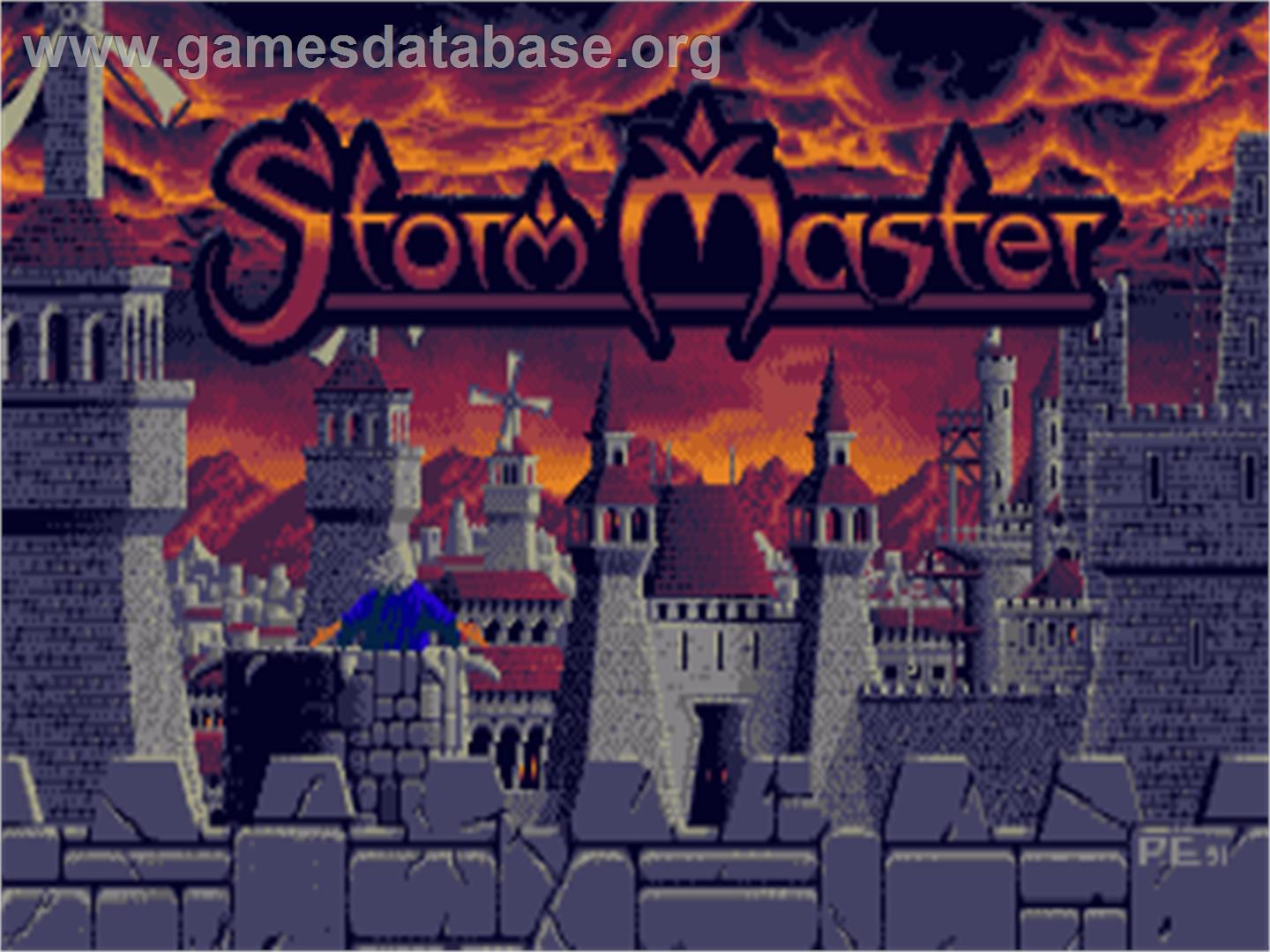 Storm Master - Commodore Amiga - Artwork - Title Screen