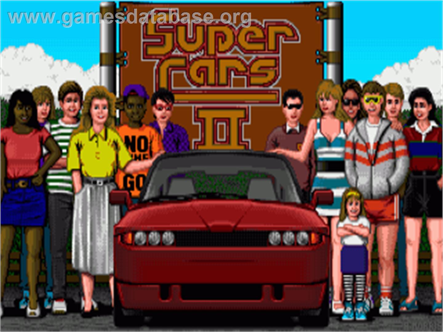 Super Cars 2 - Commodore Amiga - Artwork - Title Screen