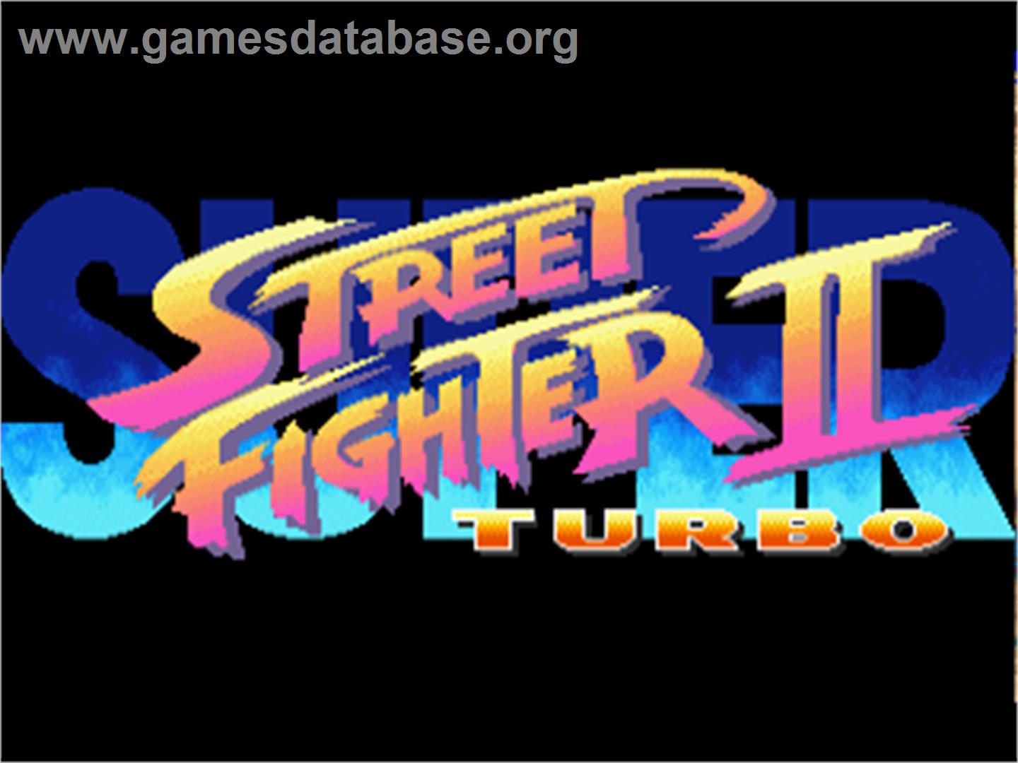 Super Street Fighter II Turbo - Commodore Amiga - Artwork - Title Screen
