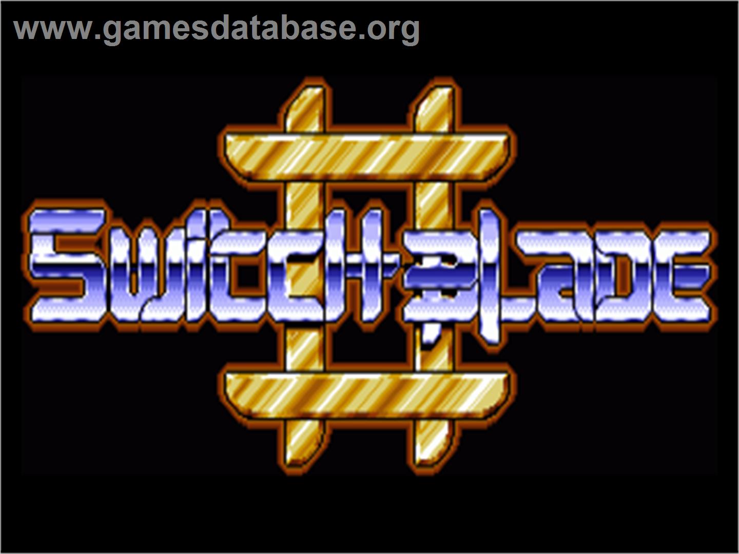 Switchblade 2 - Commodore Amiga - Artwork - Title Screen