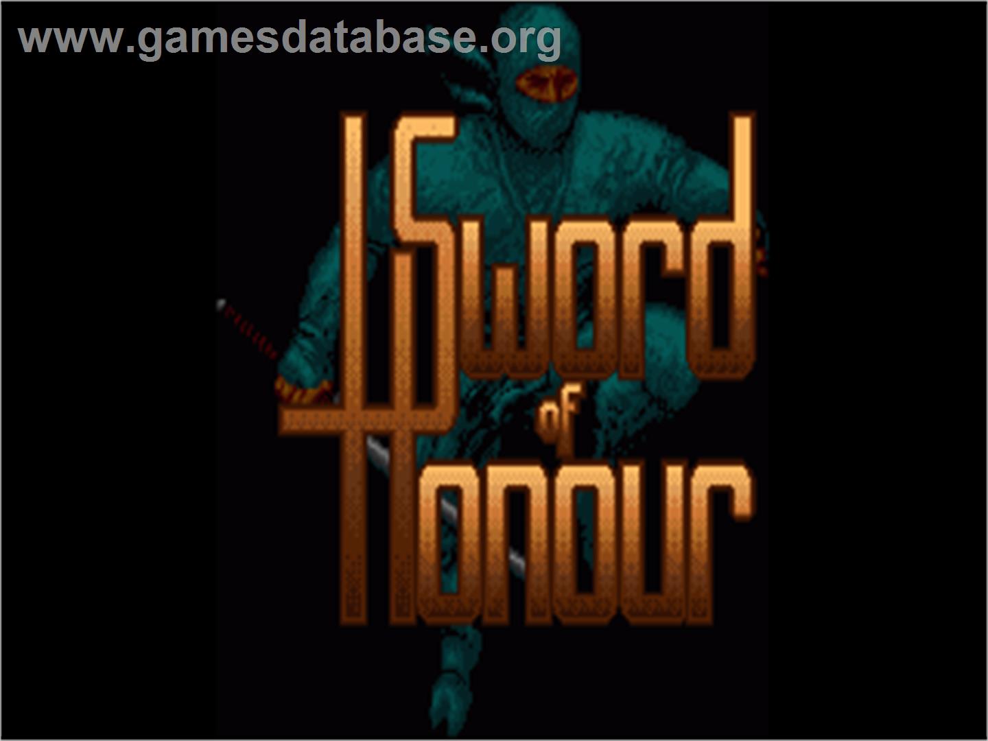 Sword of Honour - Commodore Amiga - Artwork - Title Screen