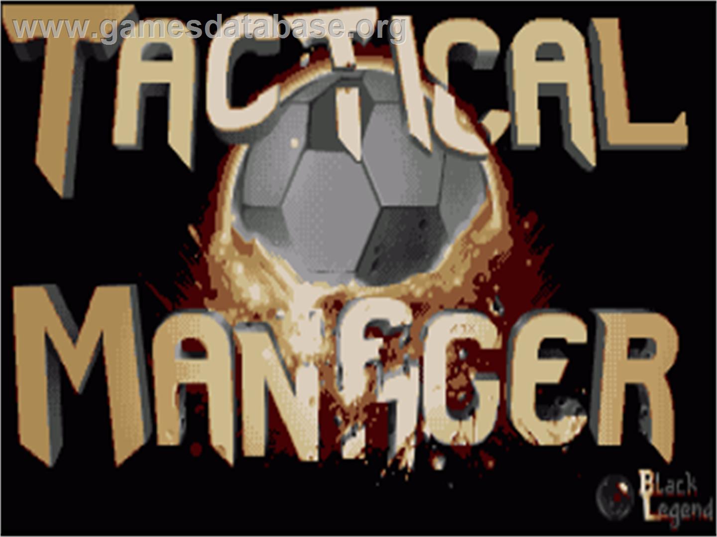 Tactical Manager - Commodore Amiga - Artwork - Title Screen