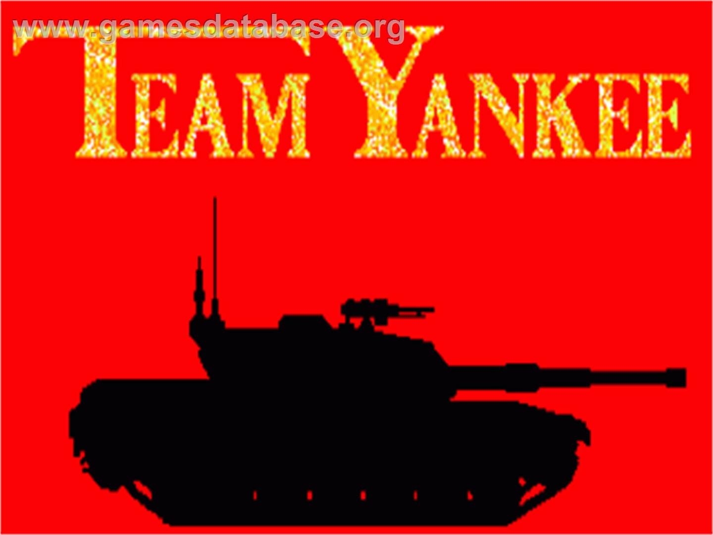 Team Yankee - Commodore Amiga - Artwork - Title Screen