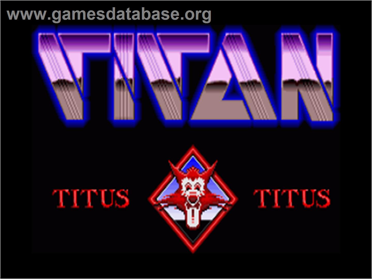 Titan - Commodore Amiga - Artwork - Title Screen