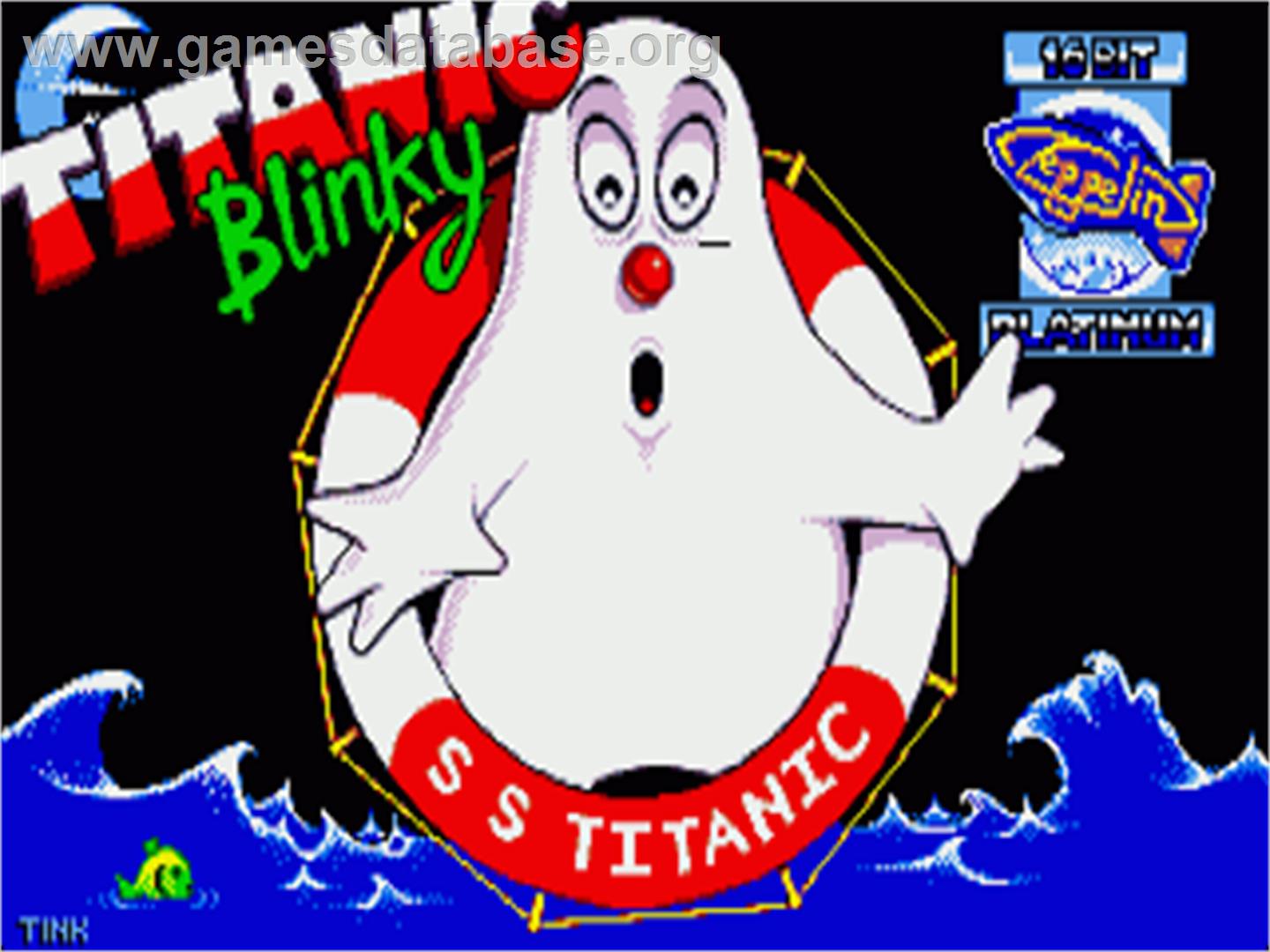Titanic Blinky - Commodore Amiga - Artwork - Title Screen