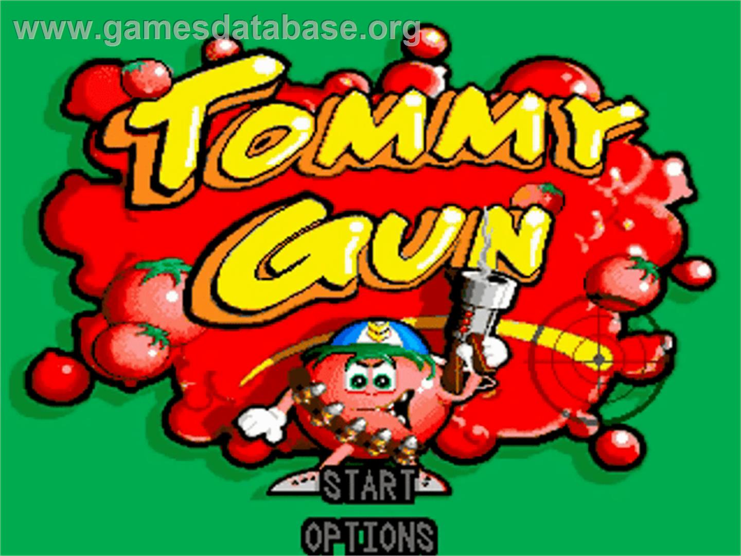 Tommy Gun - Commodore Amiga - Artwork - Title Screen