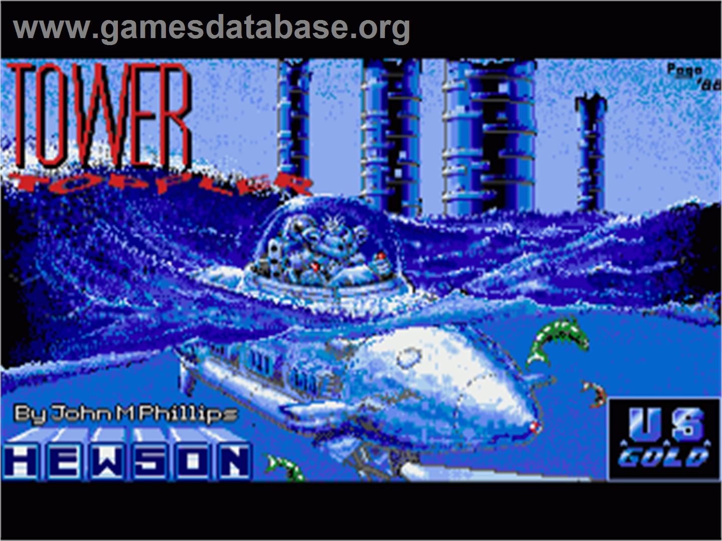 Tower Toppler - Commodore Amiga - Artwork - Title Screen
