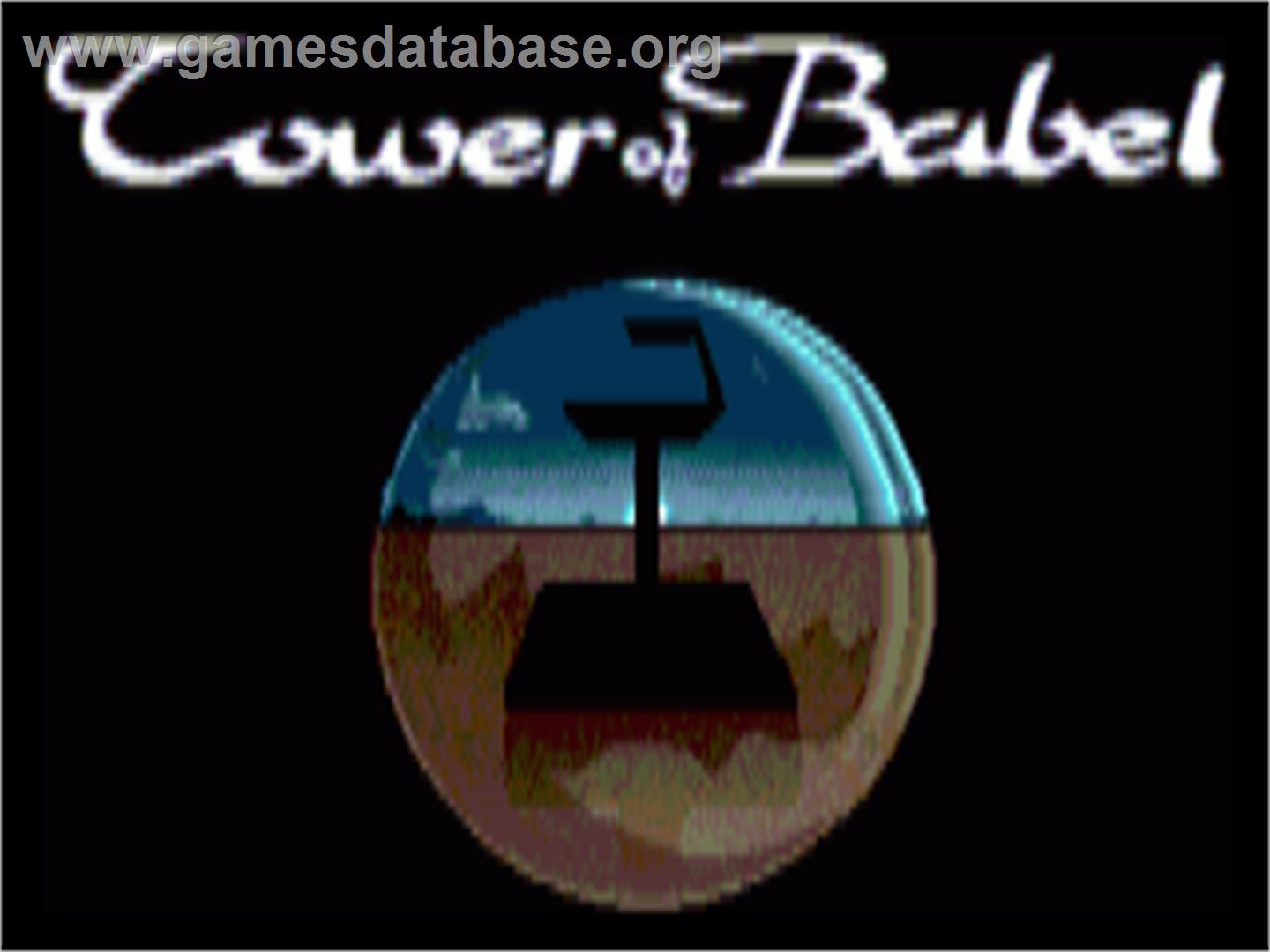Tower of Babel - Commodore Amiga - Artwork - Title Screen