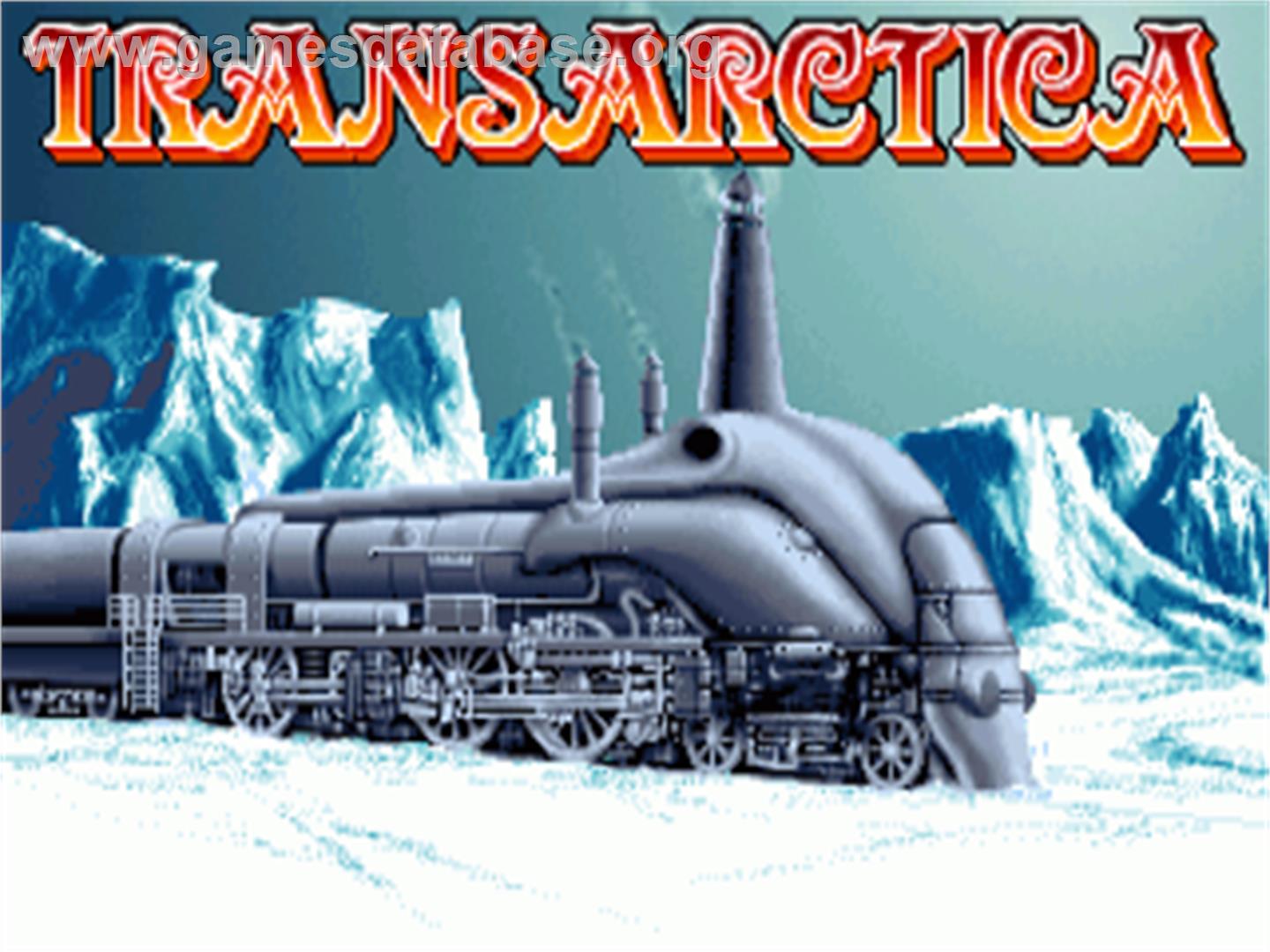 Transarctica - Commodore Amiga - Artwork - Title Screen