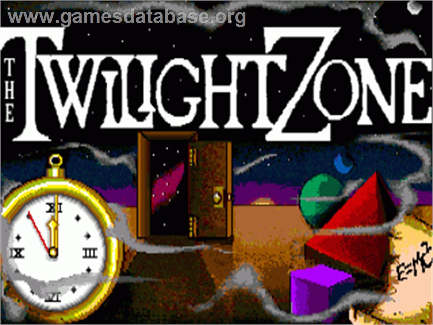 Twilight Zone - Commodore Amiga - Artwork - Title Screen