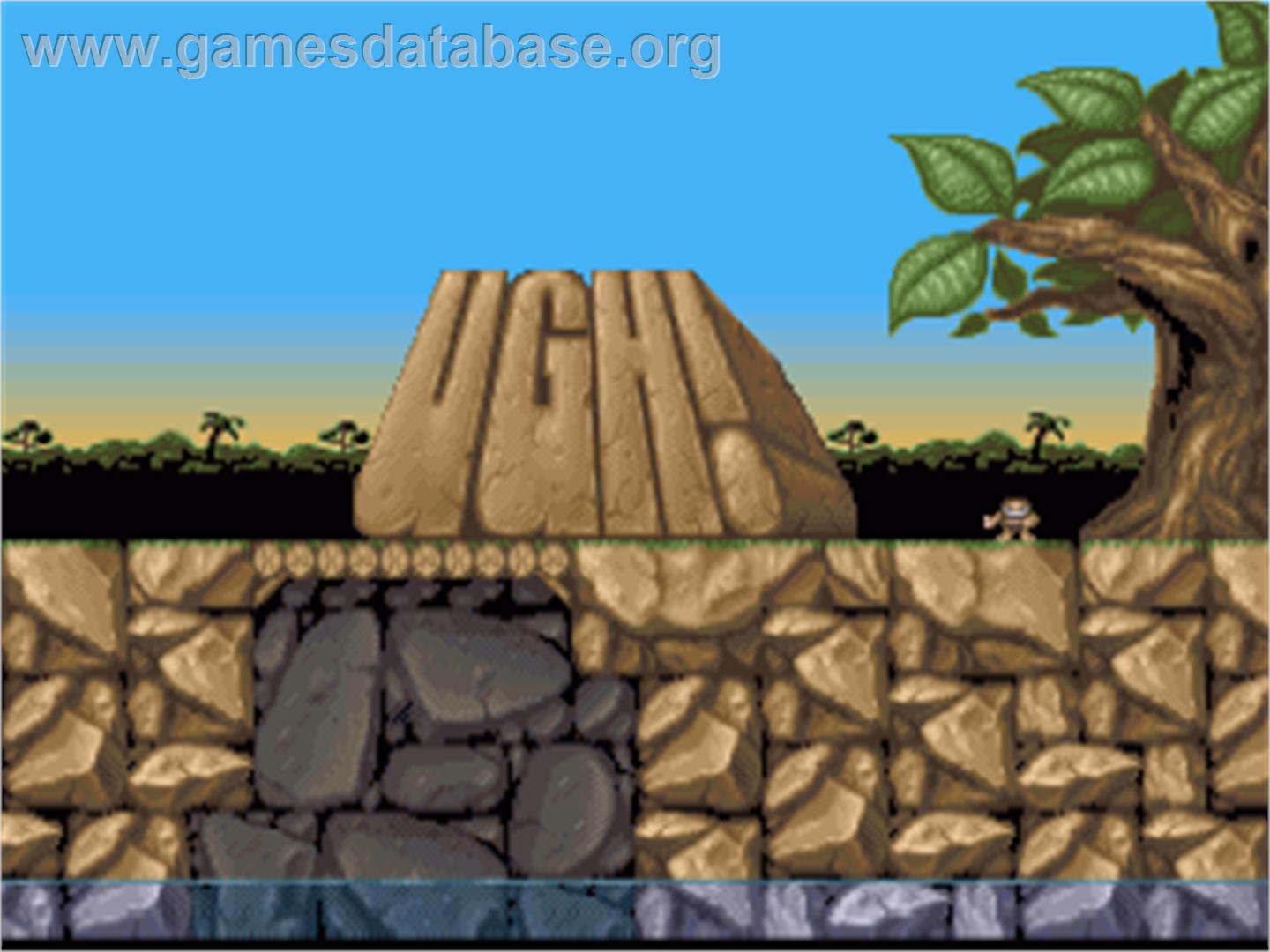 Ugh - Commodore Amiga - Artwork - Title Screen