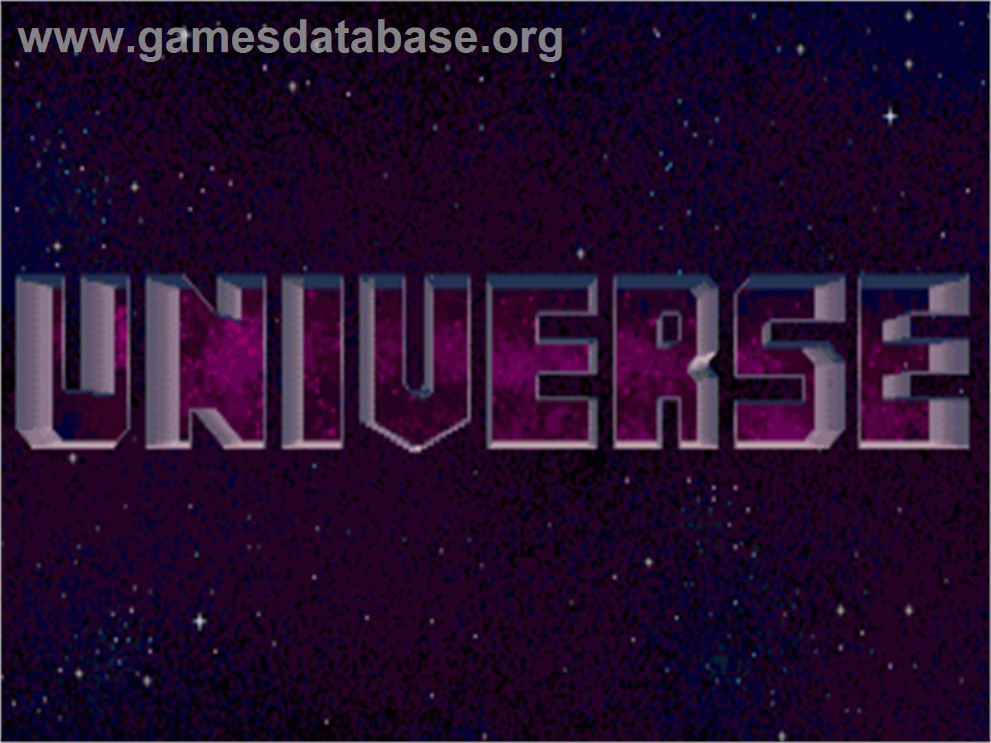 Universe - Commodore Amiga - Artwork - Title Screen