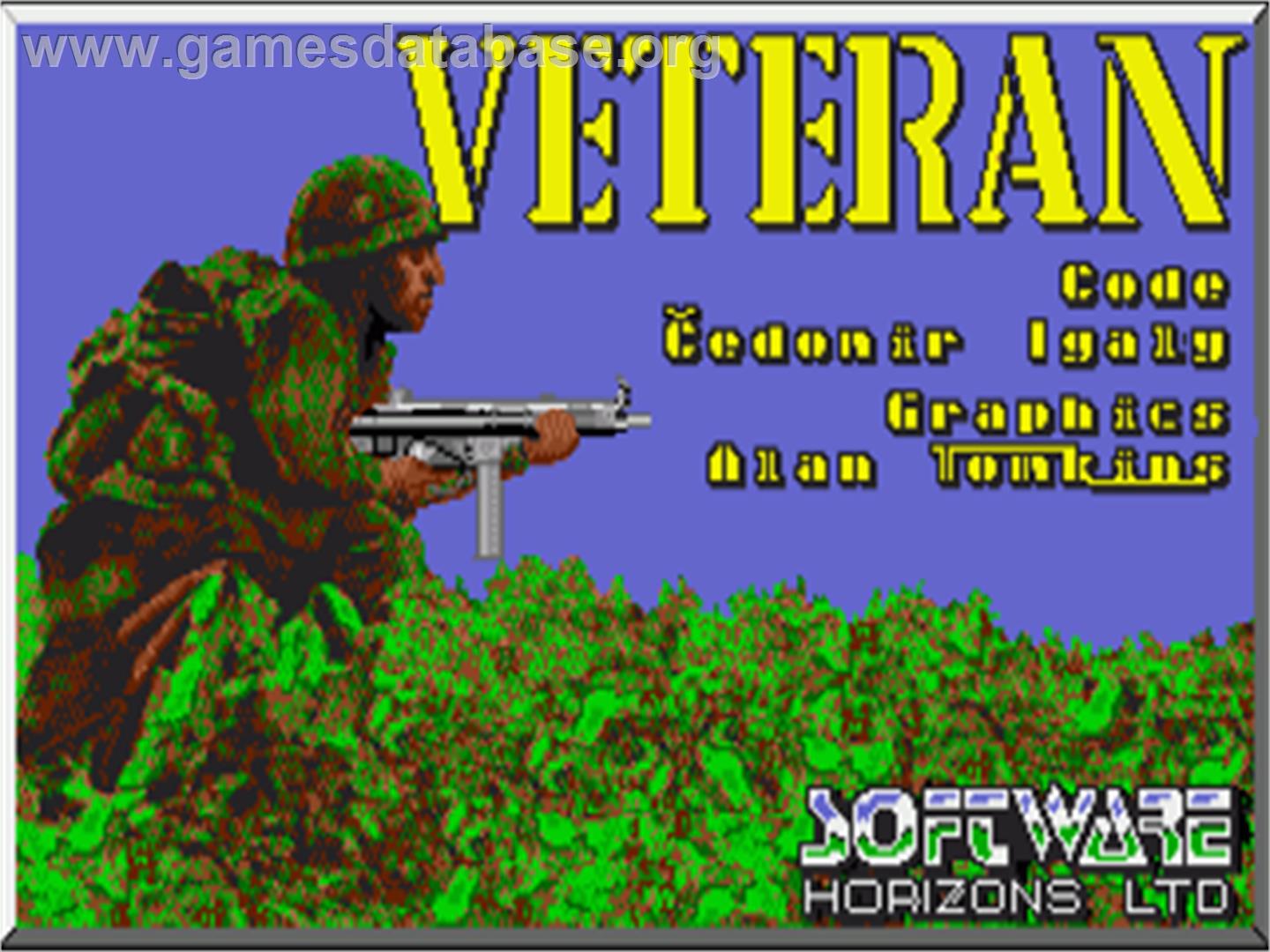 Veteran - Commodore Amiga - Artwork - Title Screen