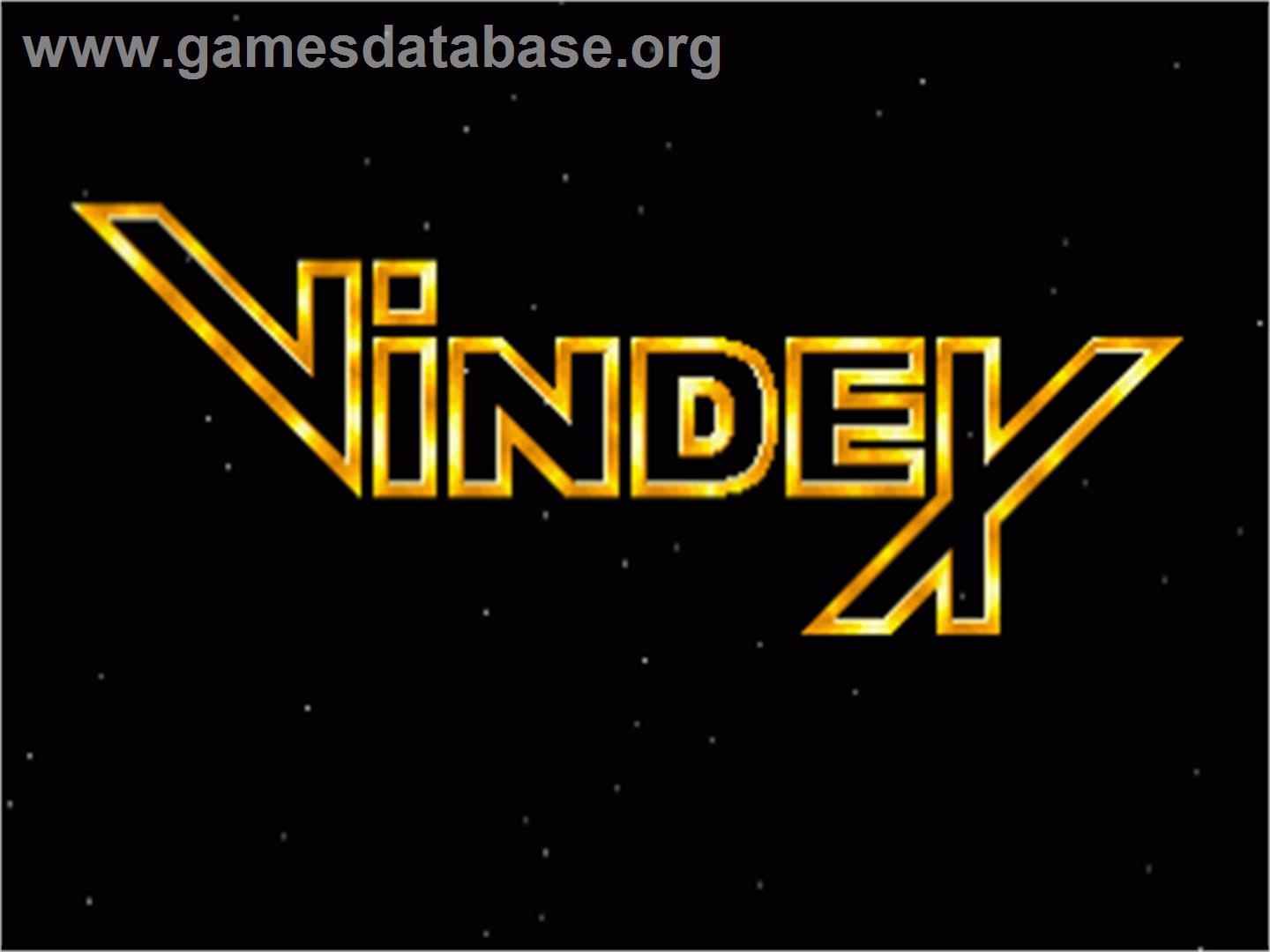 Vindex - Commodore Amiga - Artwork - Title Screen