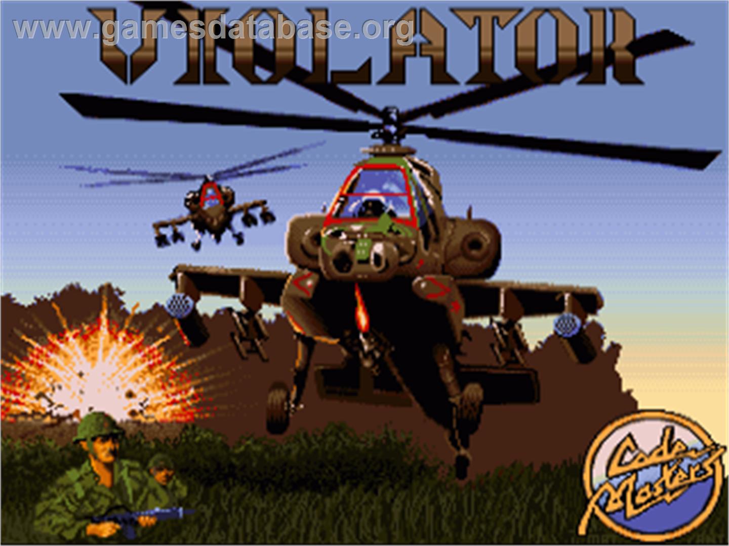 Violator - Commodore Amiga - Artwork - Title Screen