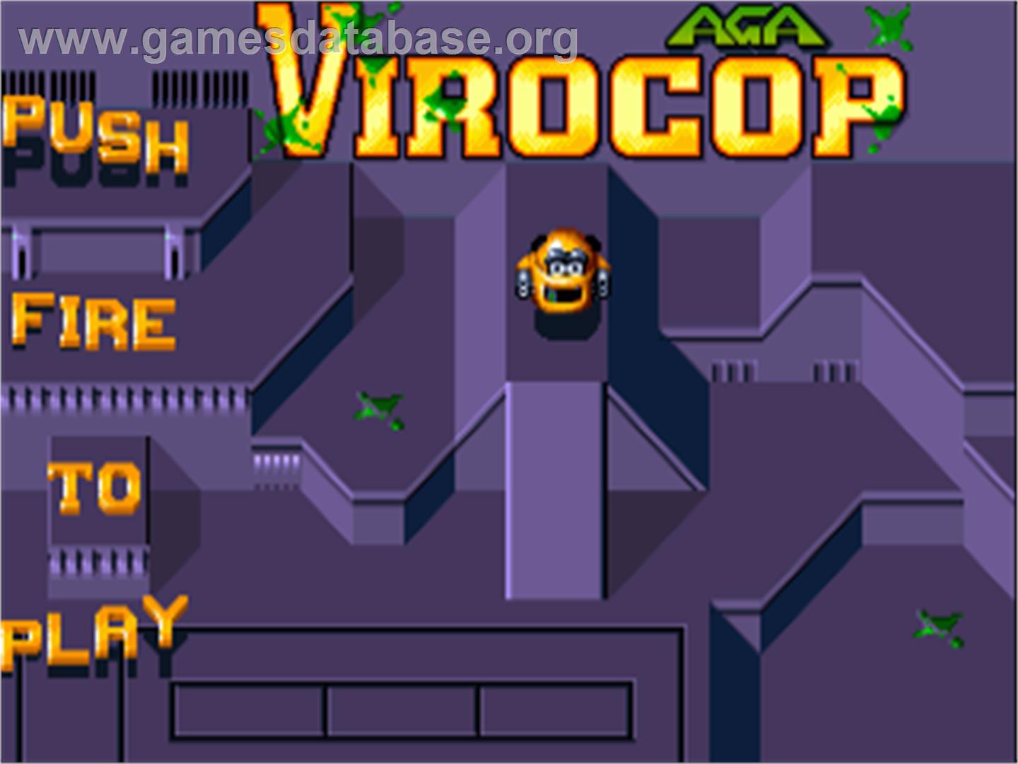 Virocop - Commodore Amiga - Artwork - Title Screen