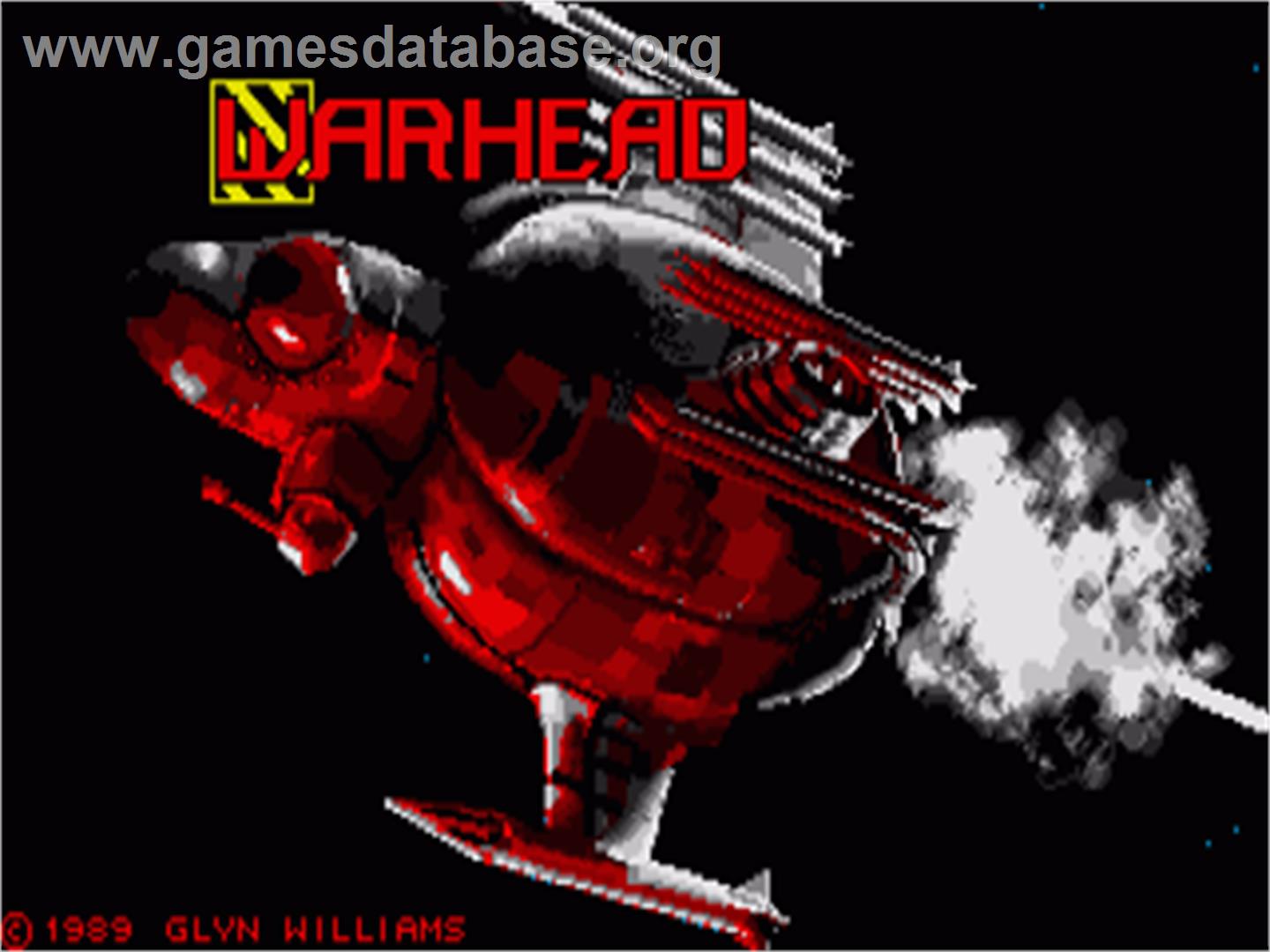 Warhead - Commodore Amiga - Artwork - Title Screen