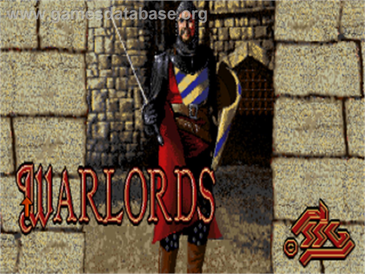 Warlords - Commodore Amiga - Artwork - Title Screen