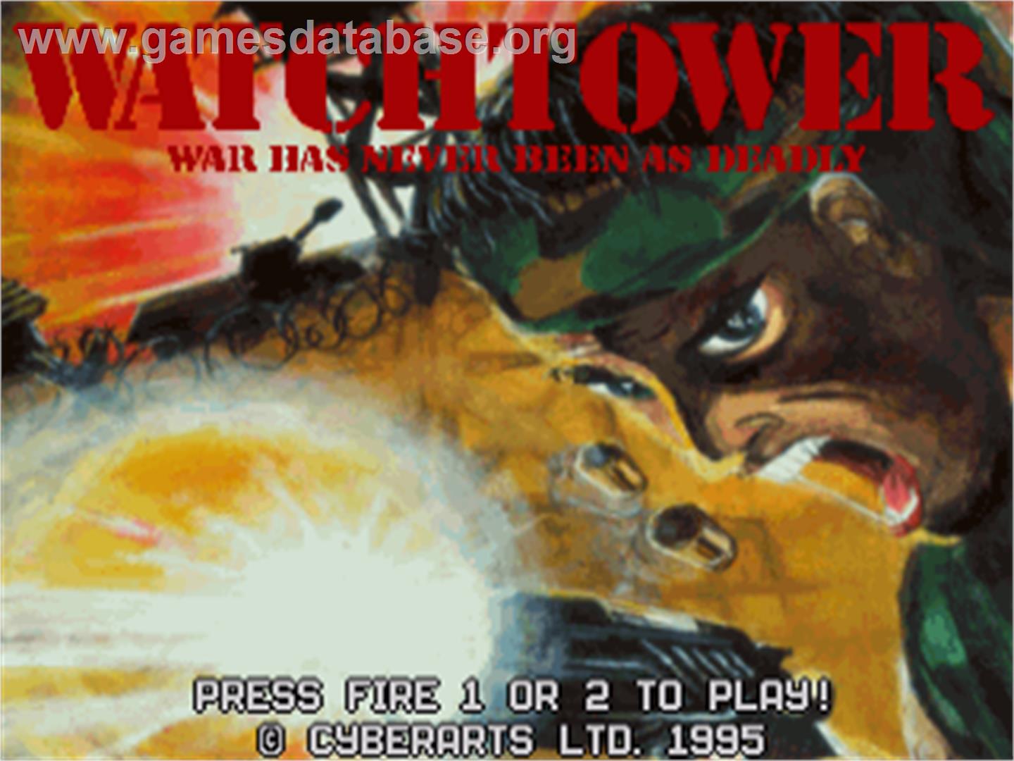 Watchtower - Commodore Amiga - Artwork - Title Screen