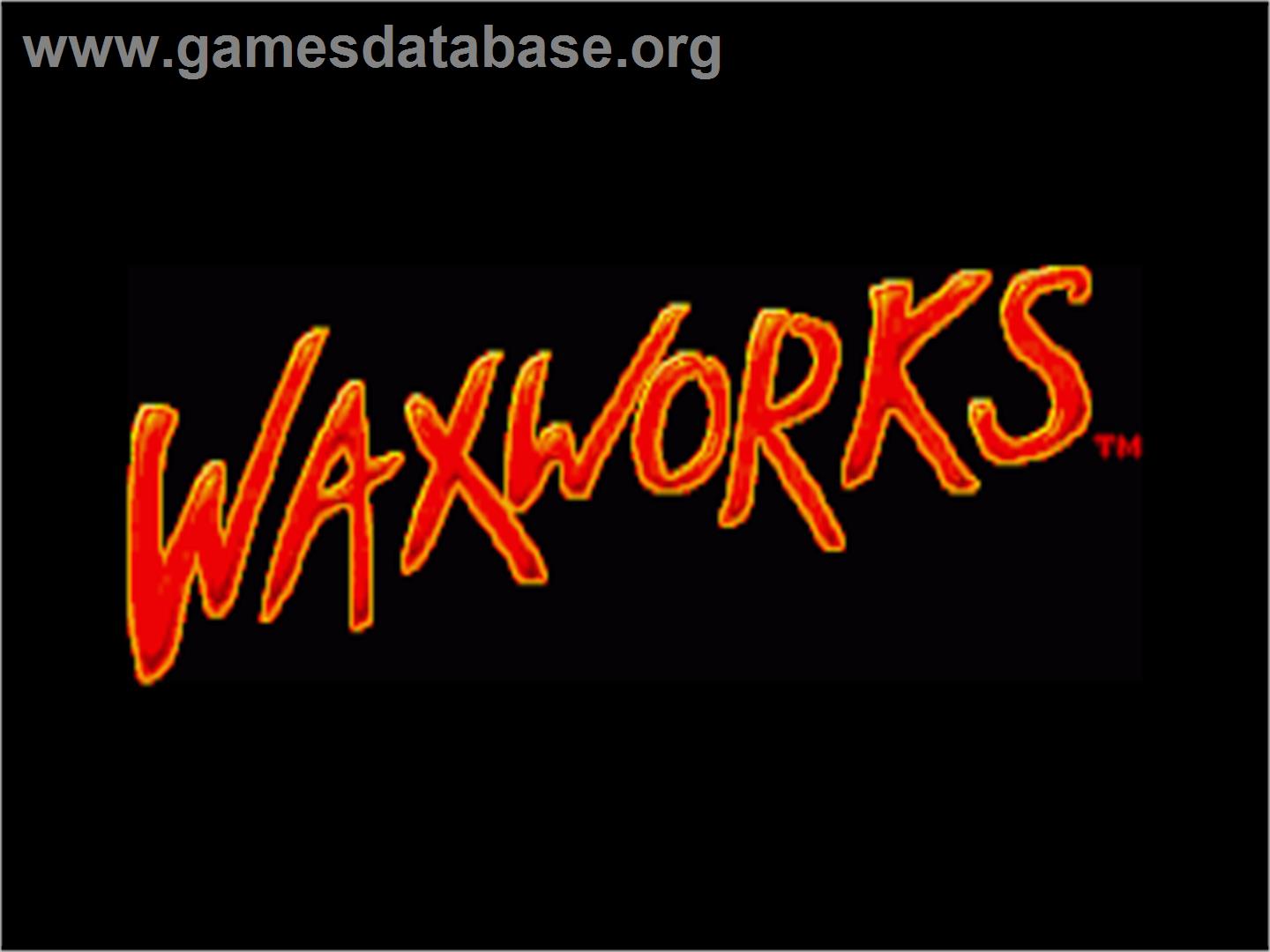 Waxworks - Commodore Amiga - Artwork - Title Screen