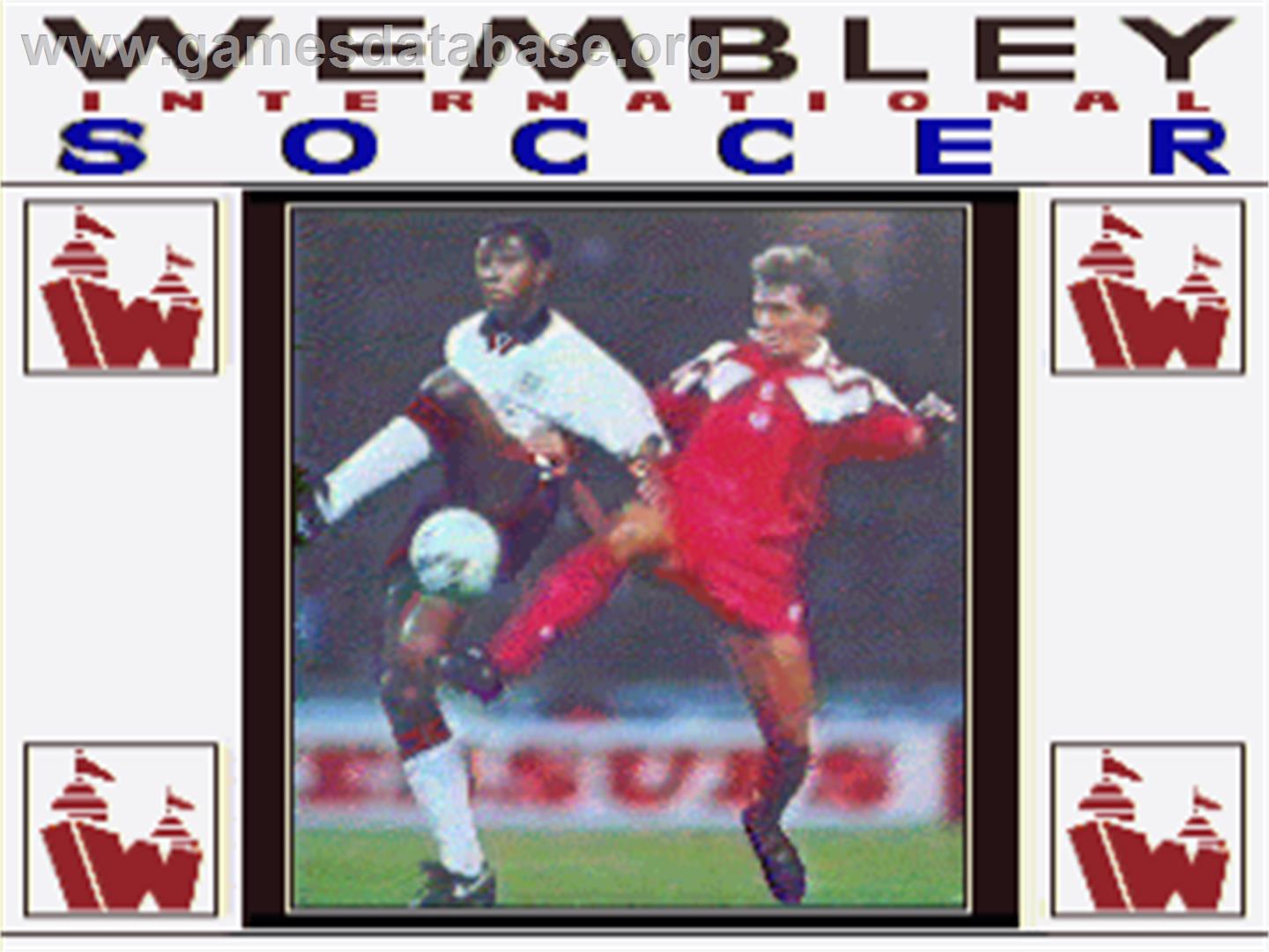 Wembley International Soccer - Commodore Amiga - Artwork - Title Screen