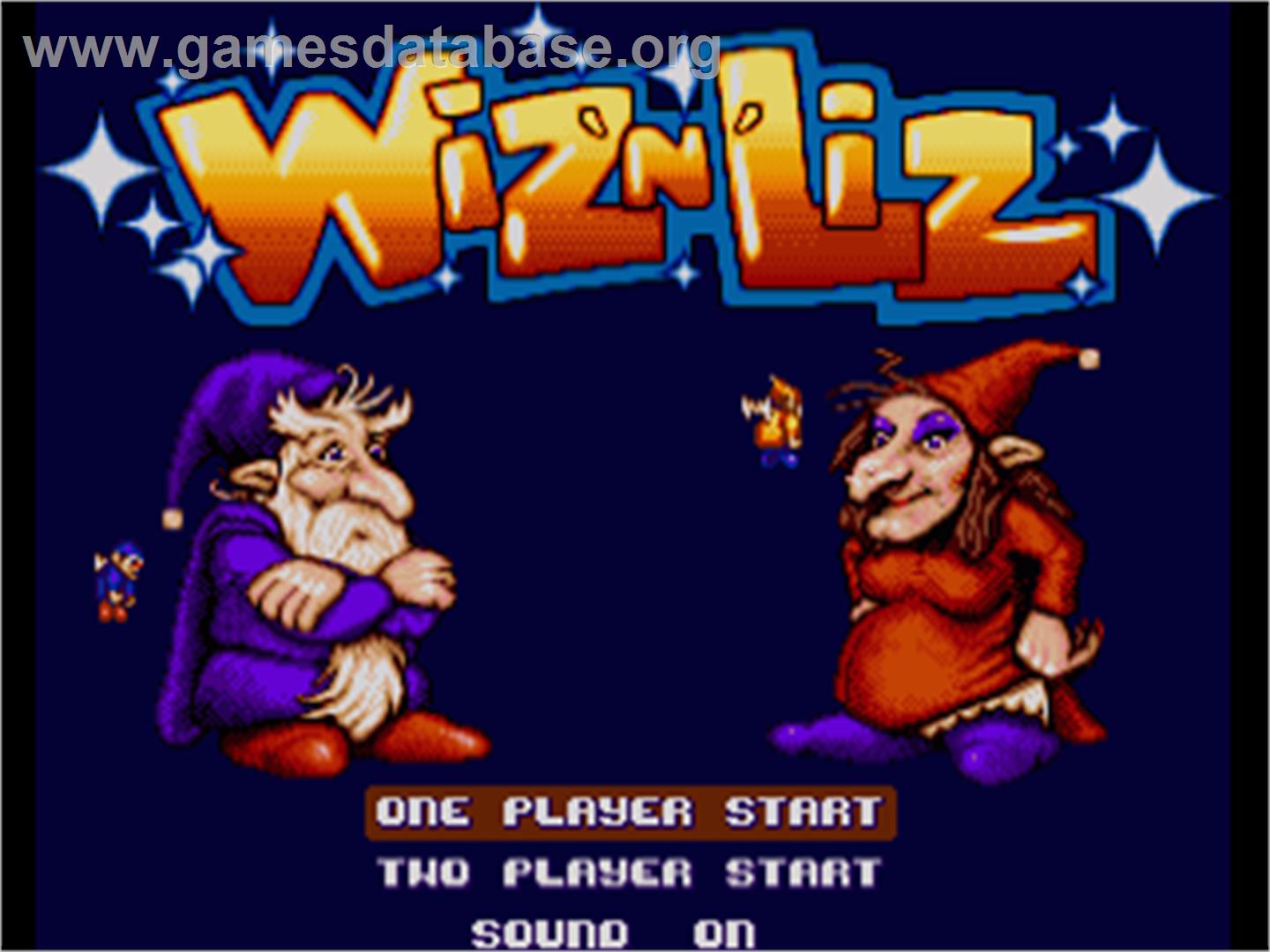Wiz 'n' Liz: The Frantic Wabbit Wescue - Commodore Amiga - Artwork - Title Screen