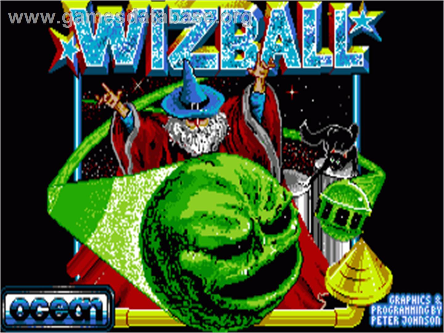 Wizball - Commodore Amiga - Artwork - Title Screen