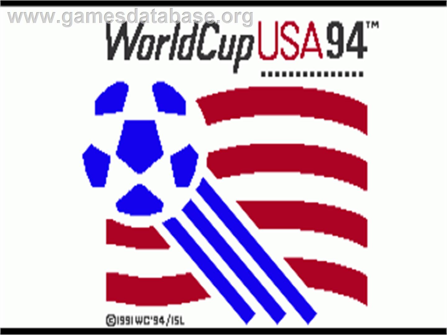 World Cup USA '94 - Commodore Amiga - Artwork - Title Screen
