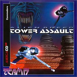 Box cover for Alien Breed: Tower Assault on the Commodore Amiga CD32.