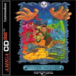 Box cover for Benefactor on the Commodore Amiga CD32.