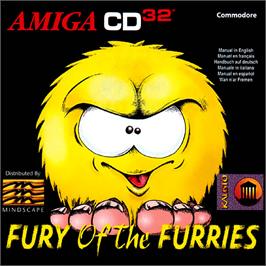 Box cover for Fury of the Furries on the Commodore Amiga CD32.