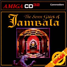 Box cover for Seven Gates of Jambala on the Commodore Amiga CD32.