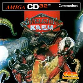Box cover for Skeleton Krew on the Commodore Amiga CD32.