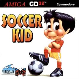Box cover for Soccer Kid on the Commodore Amiga CD32.